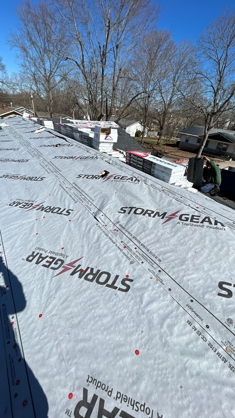 Residential Roof + Gutters & Downspouts Install  by Titan Commercial & Residential Roofing 