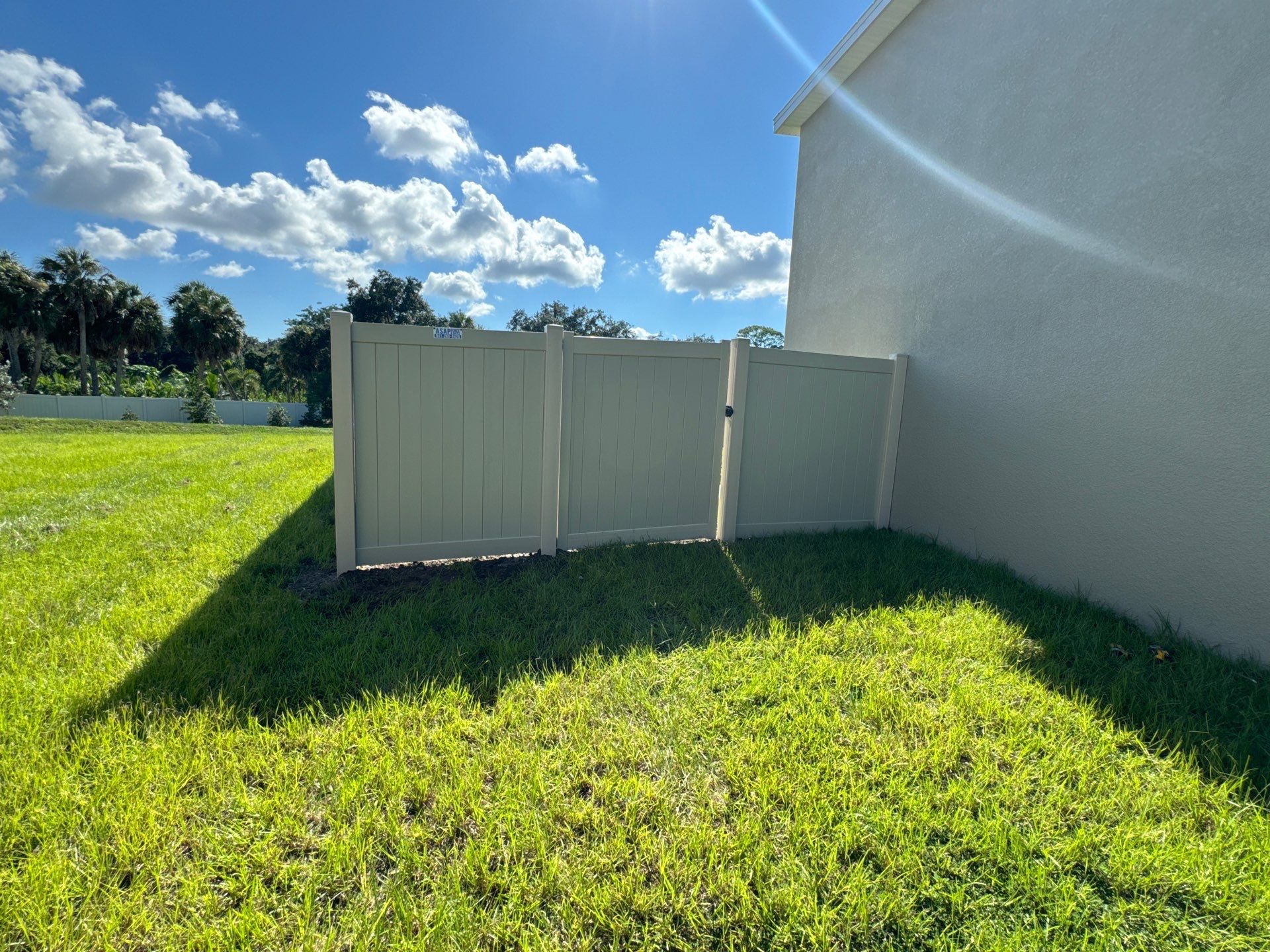 Vinyl Fence Installation using 6Ft White Vinyl Privacy Fence by Asap fence and gates, LLC