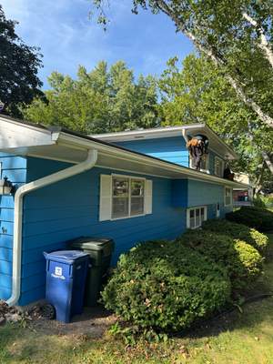 Turtle Shell gutter protection installation in Naperville, IL 60565, photograph 23