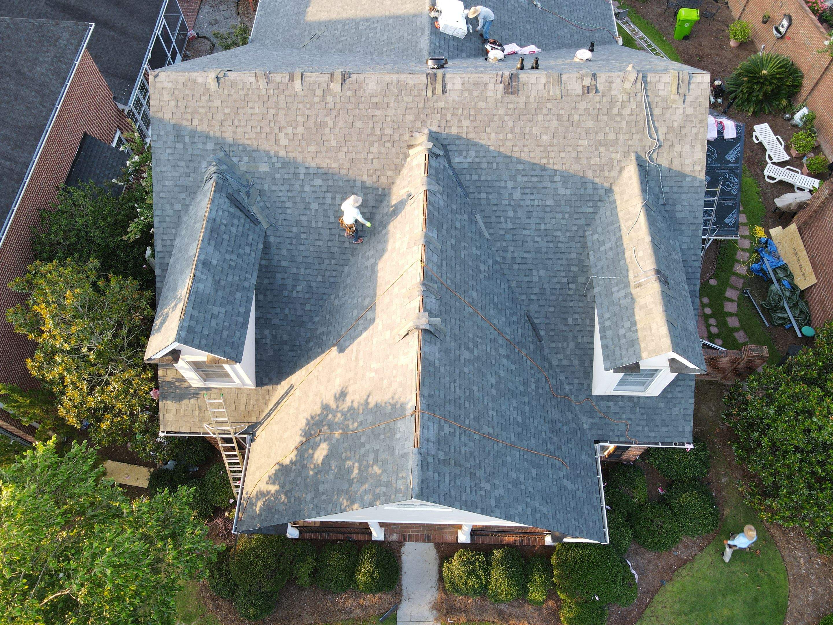 Residential Roofing Installation using Owens Corning® Oakridge Estate Gray by Indigo State Roofing