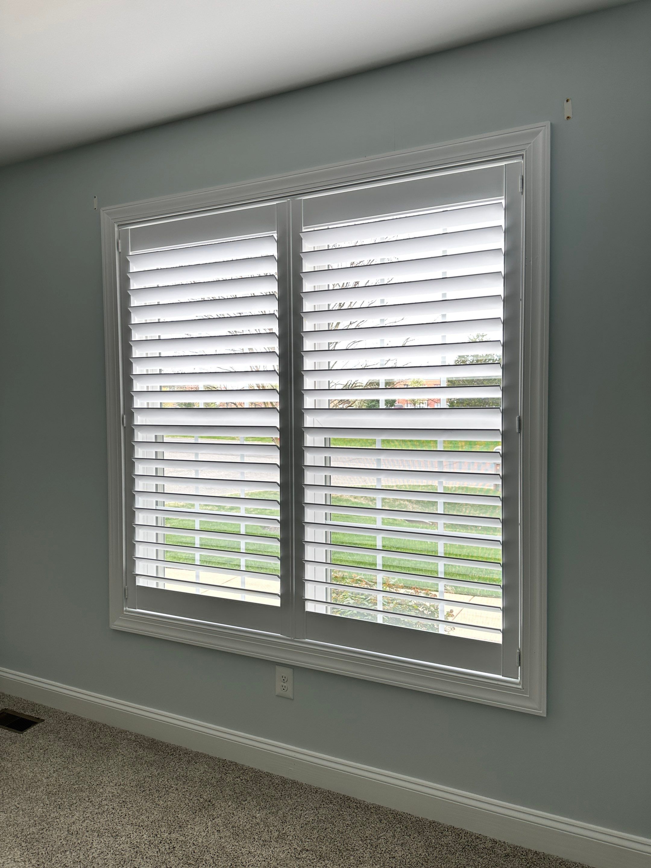 Shutter, Faux Wood Blind, and Honeycomb Installation - Leonardtown by Southern Maryland Custom Blinds