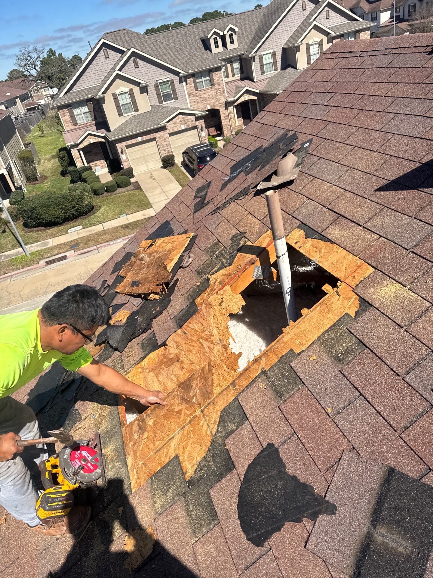 Project in Tomball by Proud Roofing