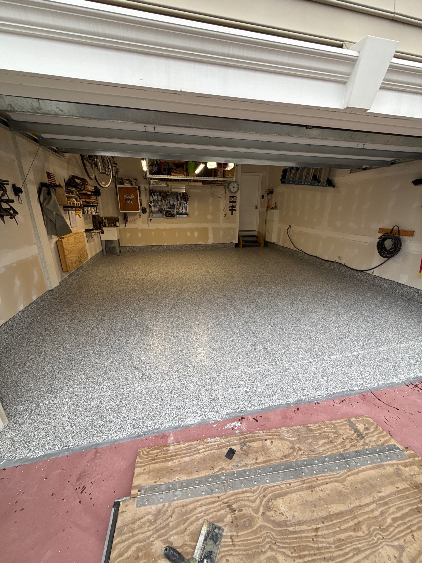 Porch + Garage Project in Oakdale by Floors in a Day, Inc