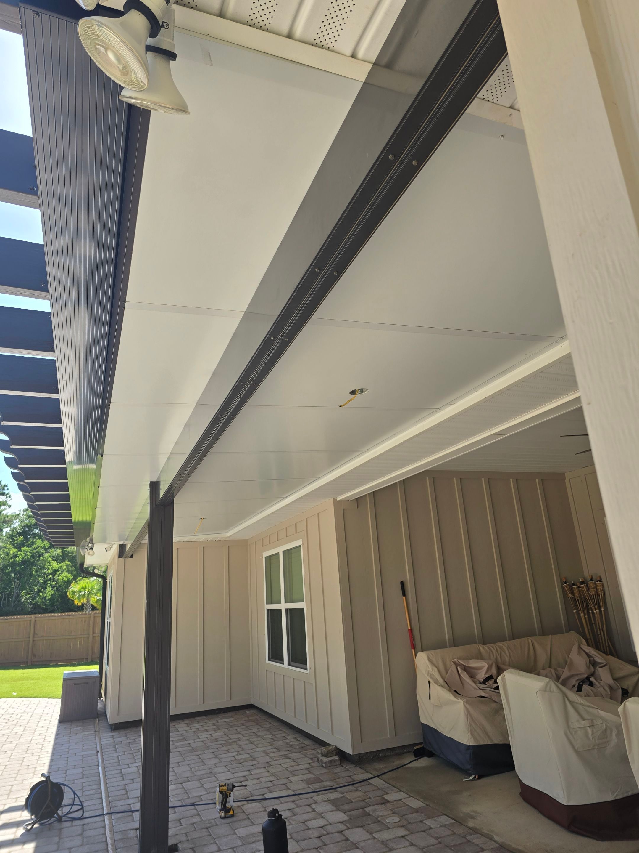 Patio Cover using Colorbeam by Titan Sunrooms
