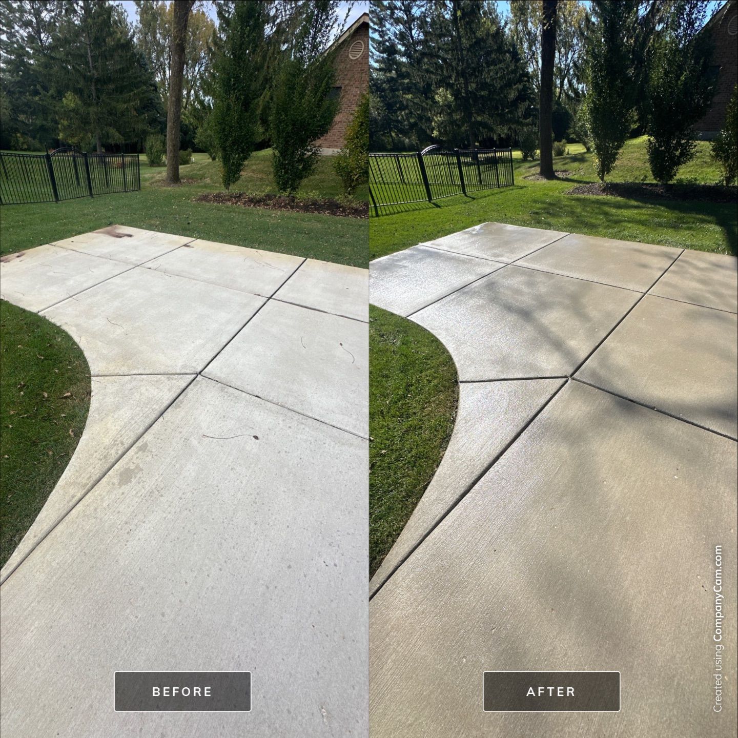 Project in Lake Geneva by Simmons Power & Soft Washing