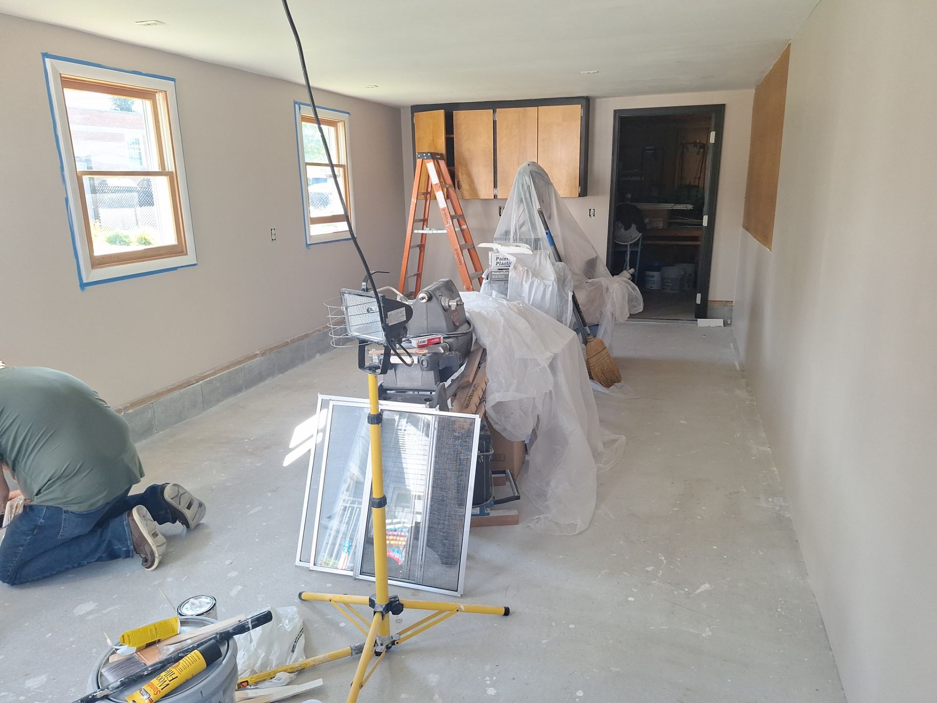 Epoxy Flake Garage Floor & Foundation Refresh – Seamless, Durable, and Clean Finish by Gordon Painting