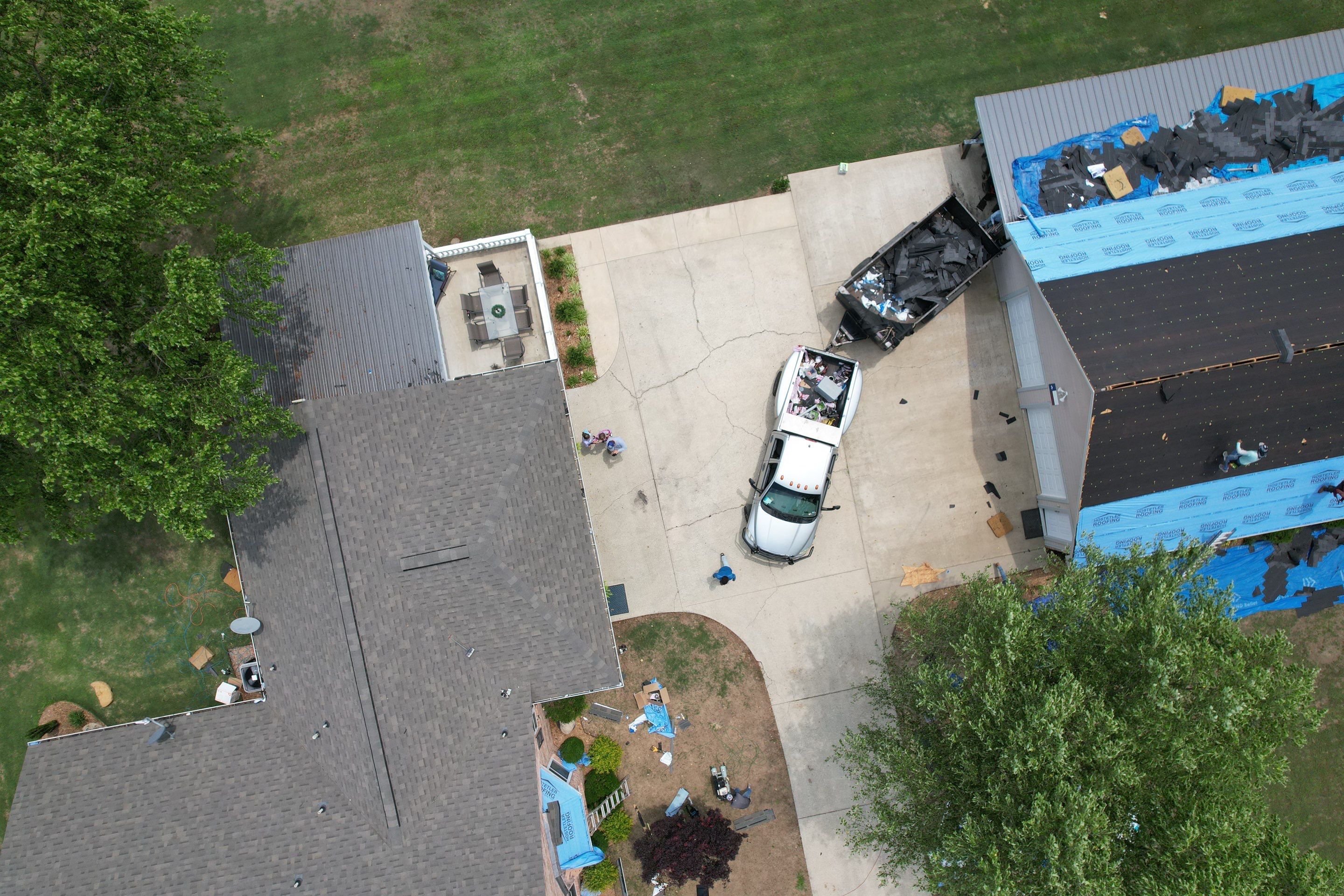 Residential Shingle Reroof using Malarkey Vista by Hostetler Roofing