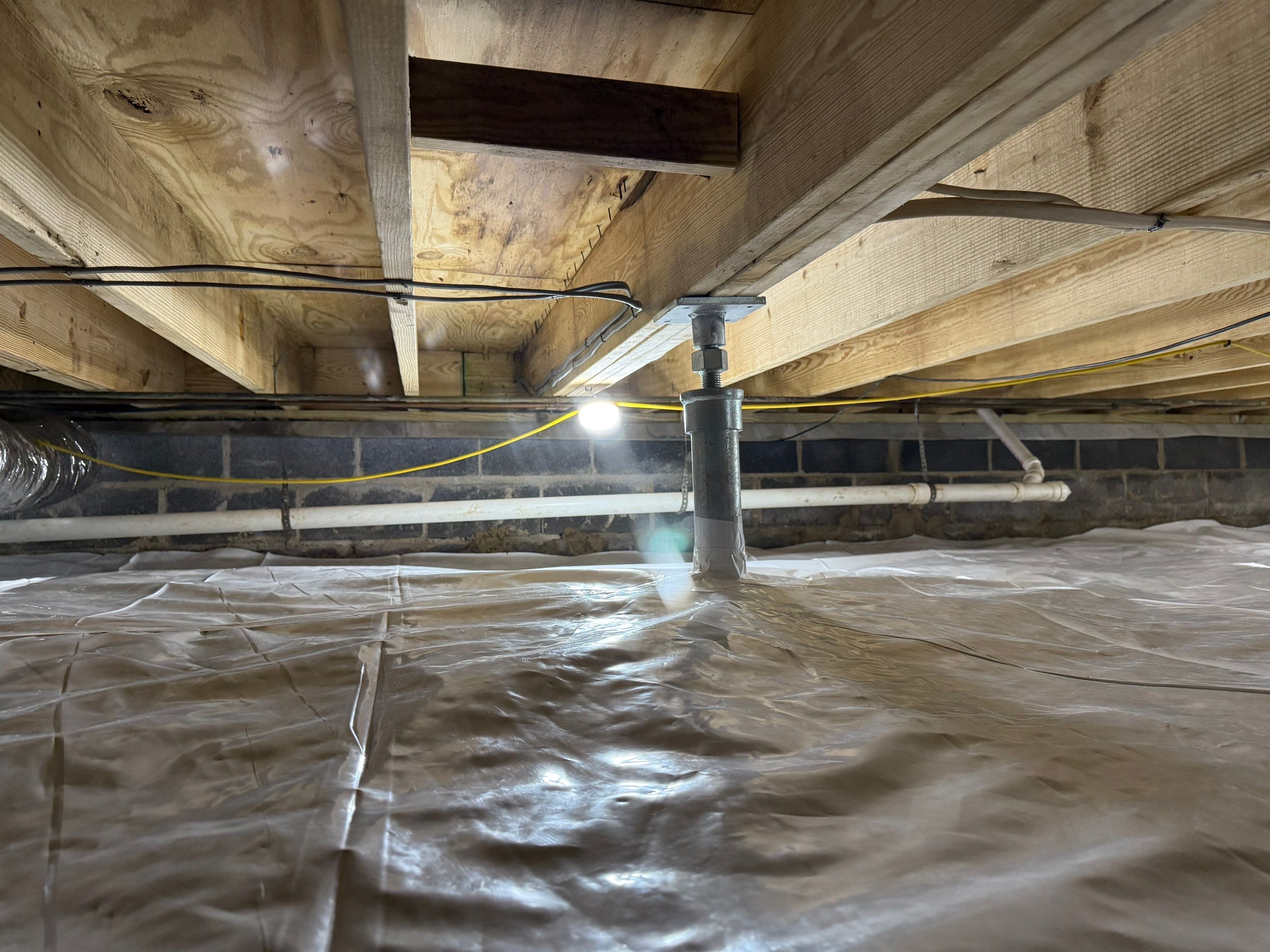 Project in Carrsville by Patriot Crawl Space Repairs