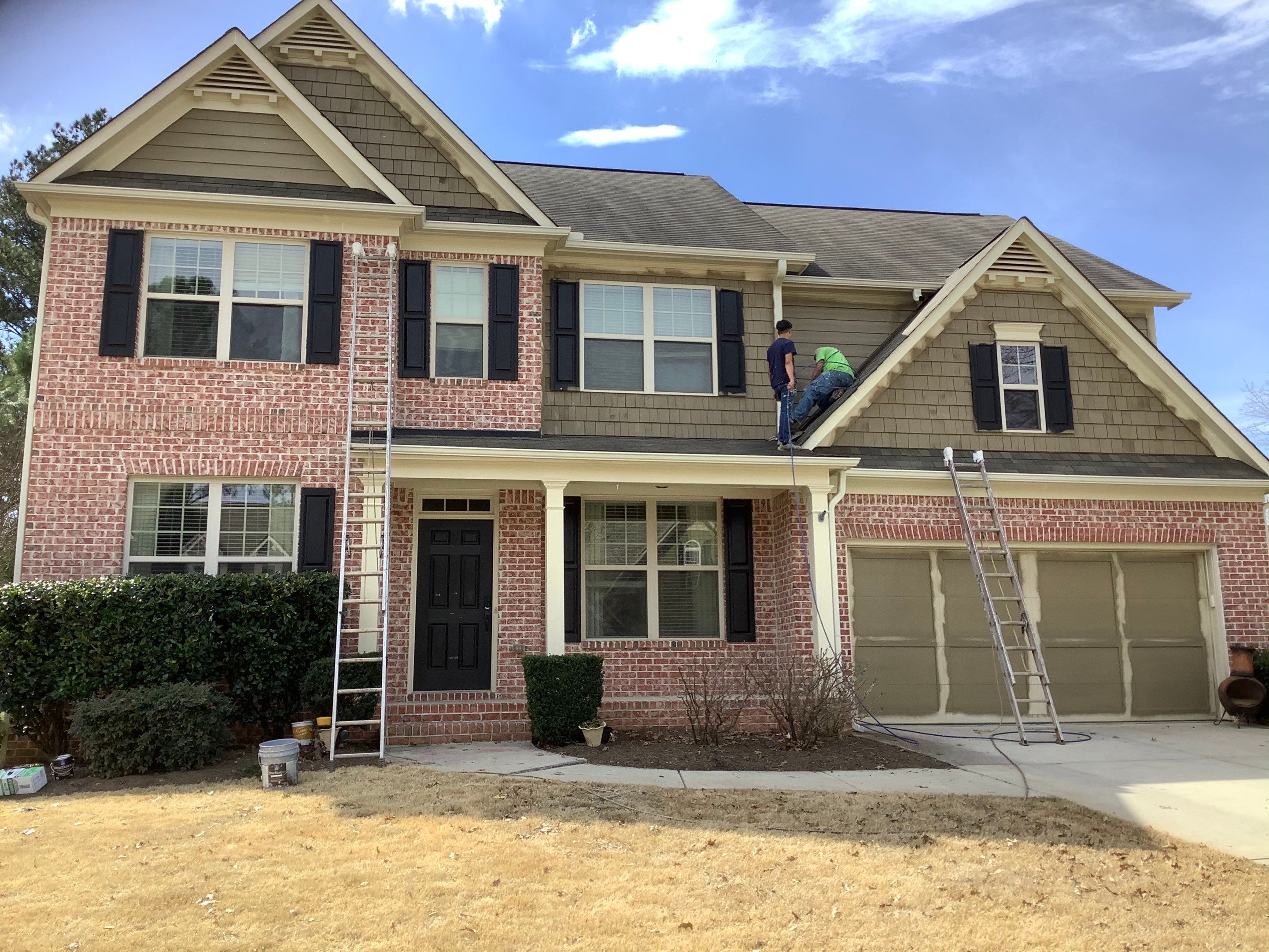 Full Exterior Home Painting and Siding Refresh in Marietta by Swift Home Renovations