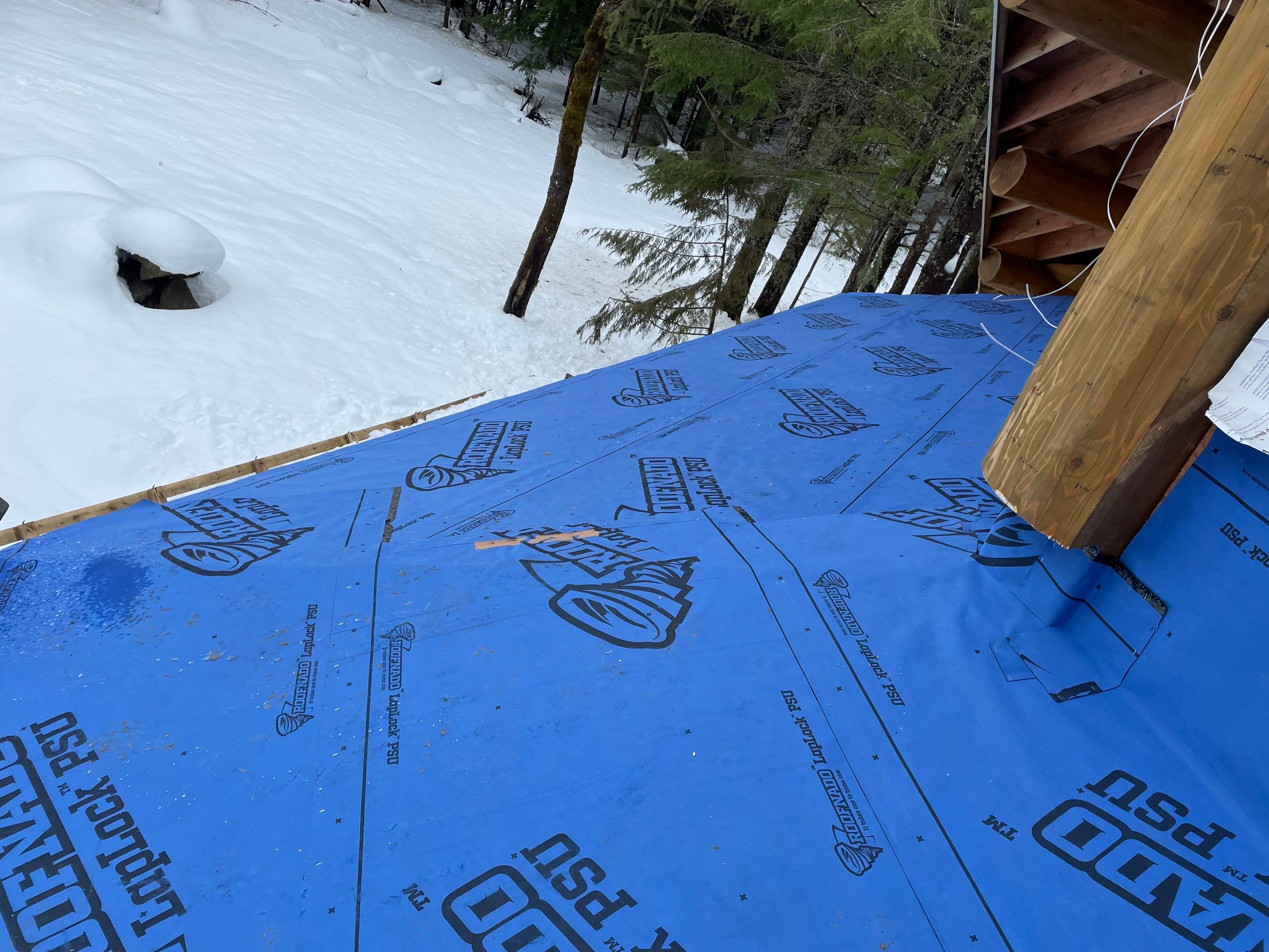 Residential Roofing Installation using 12" Prolok metal  by Top Notch Roofing Inc