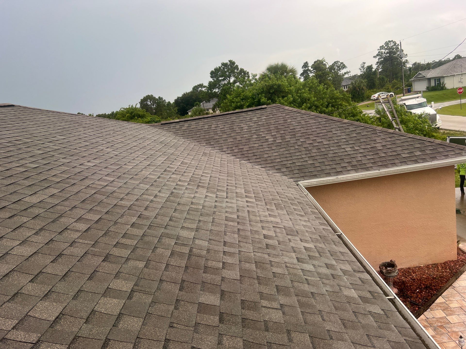 Tamko Heritage Shingle Roof in Weathered Wood by Durabilis Roofing INC