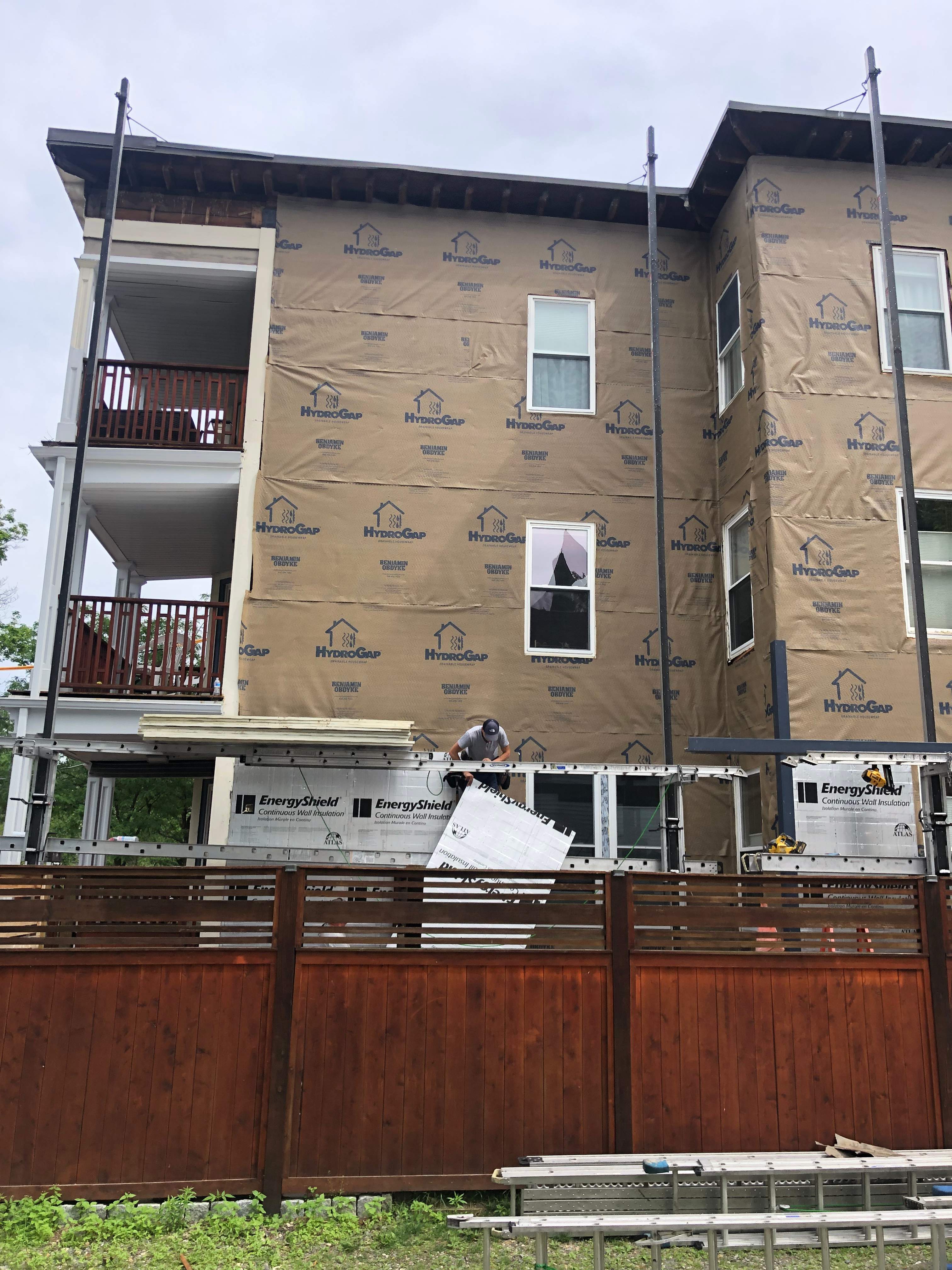 Siding Installation using James Hardie by UBrothers Construction
