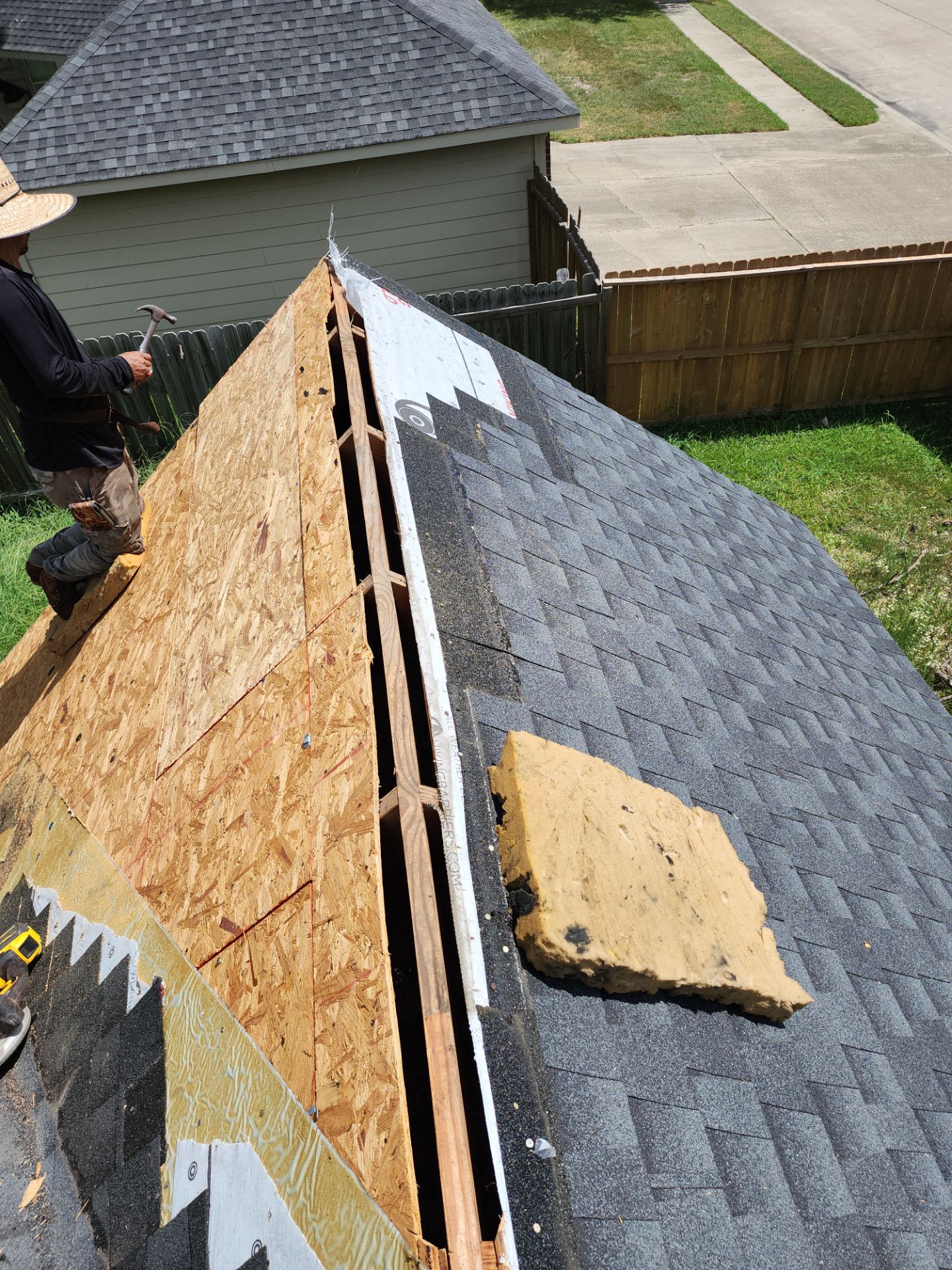 Residential Roofing Repair using Owen's Corning Duration (Lifetime) Shingles by Roof Repair Services LLC