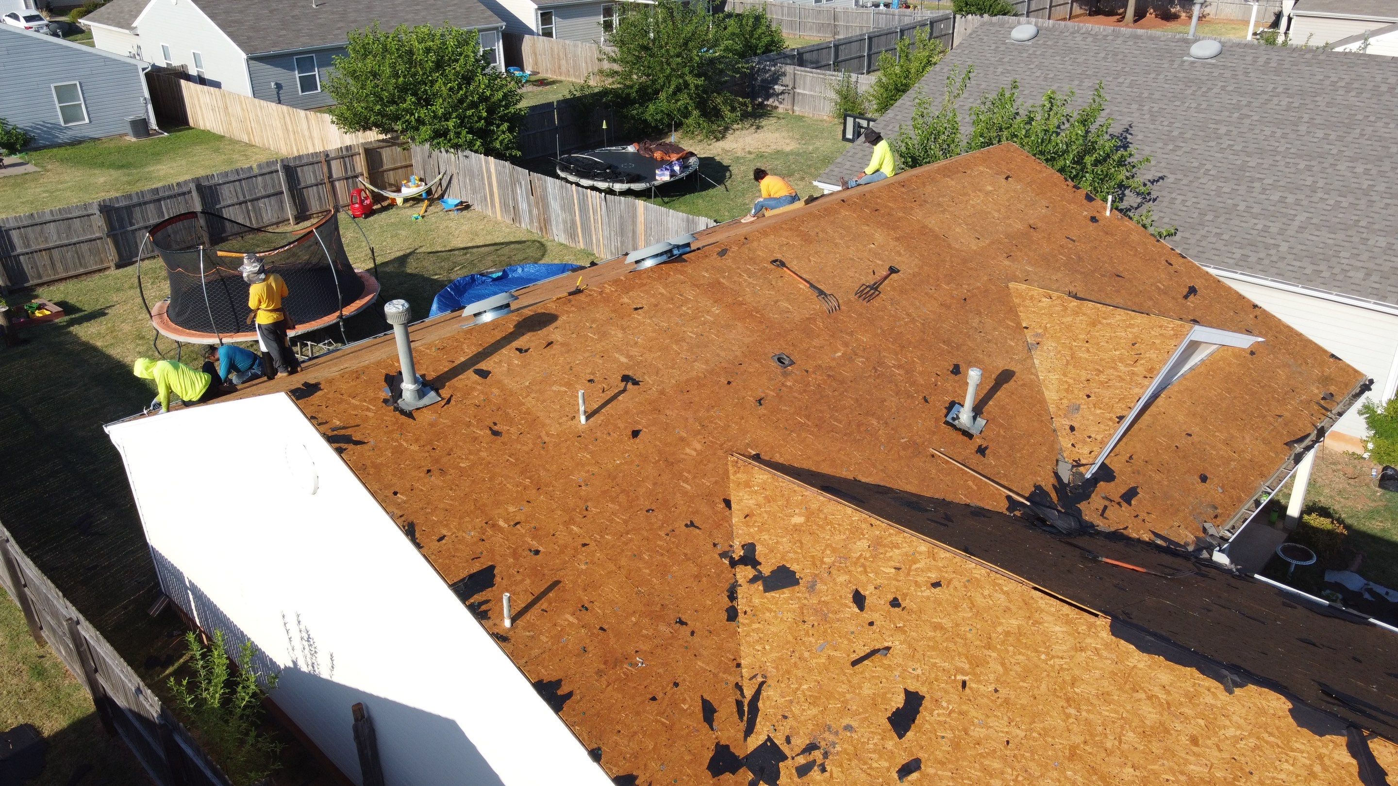 Residential Roofing Installation using GAF Natural Shadow  by A & H Roofing and Contracting