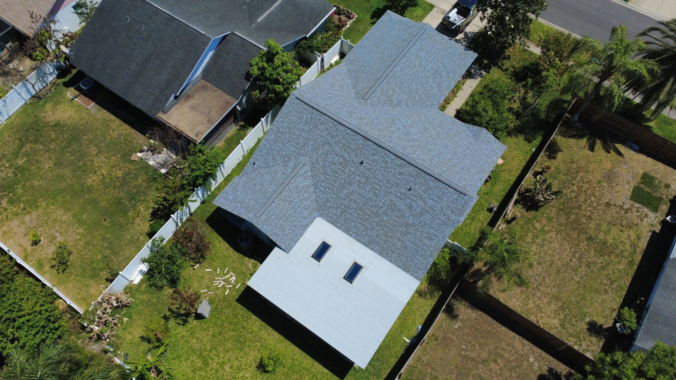 Owens Corning Shingle Roof Replacement and Skylight Upgrade in Tampa by Steadfast Roofing