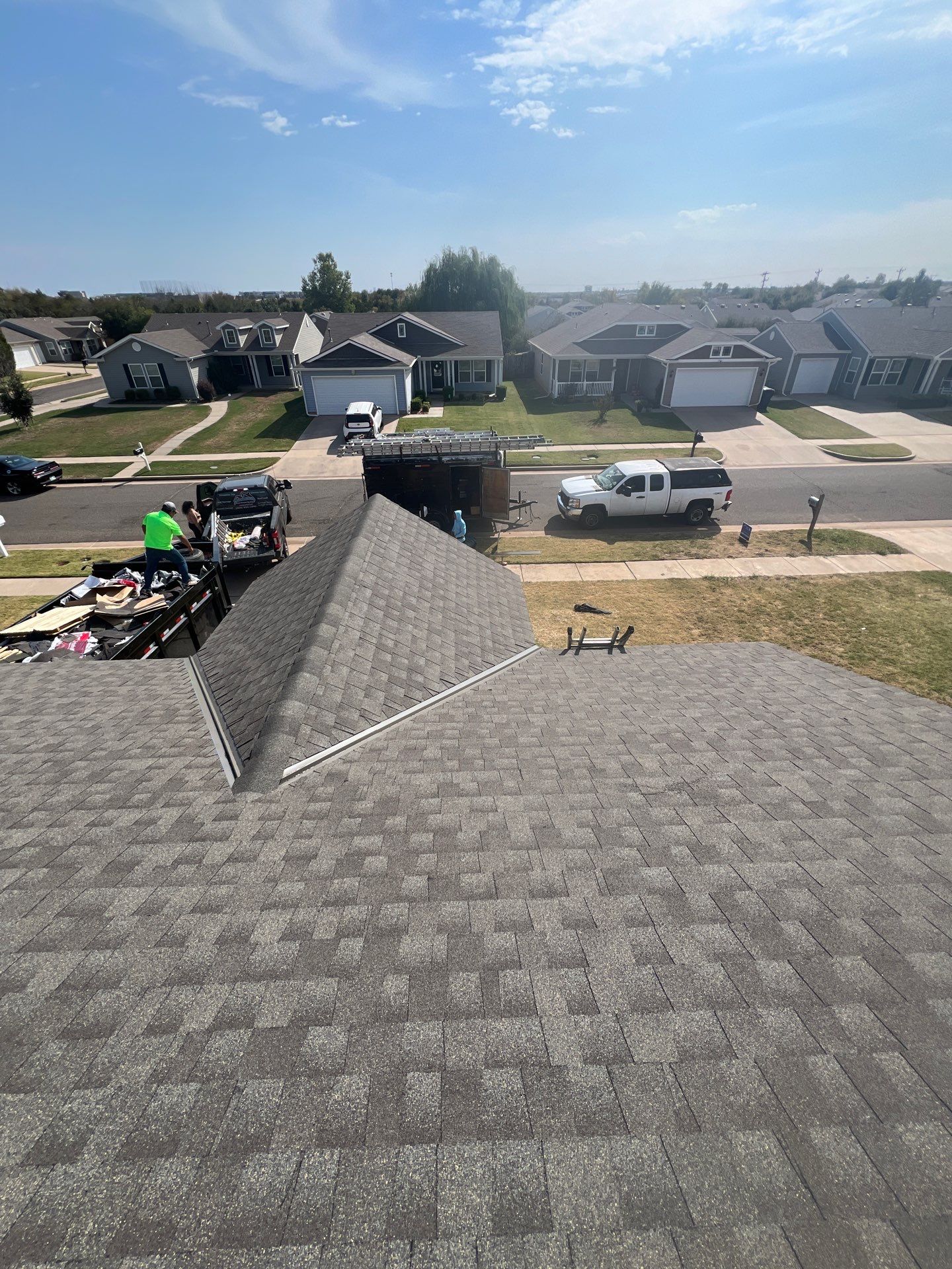 Roof Replacement and Gutter Installation in Edmond, OK by McCann's Roofing and Construction