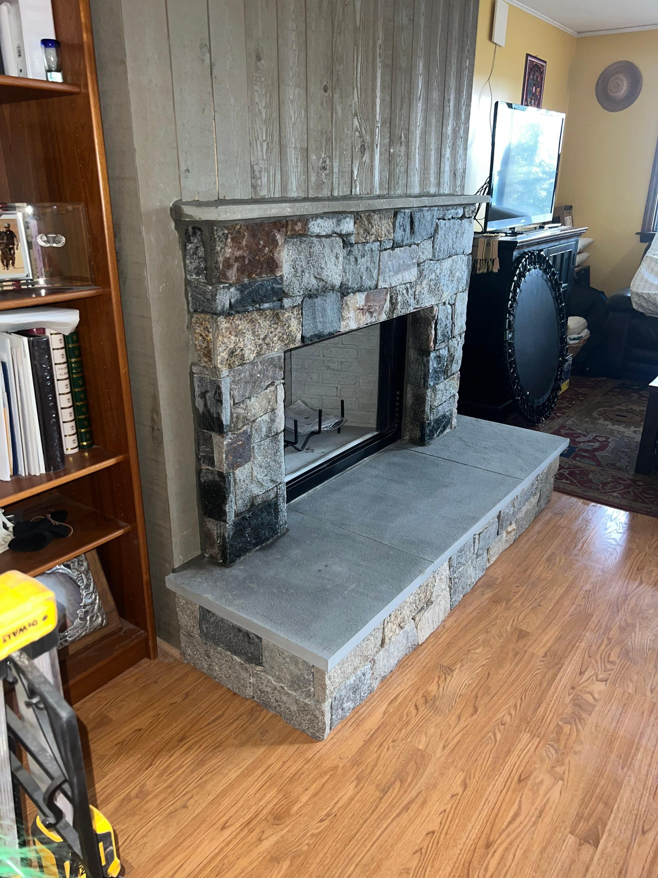 Fireplace Change out  by Neighborhood Chimney Services 
