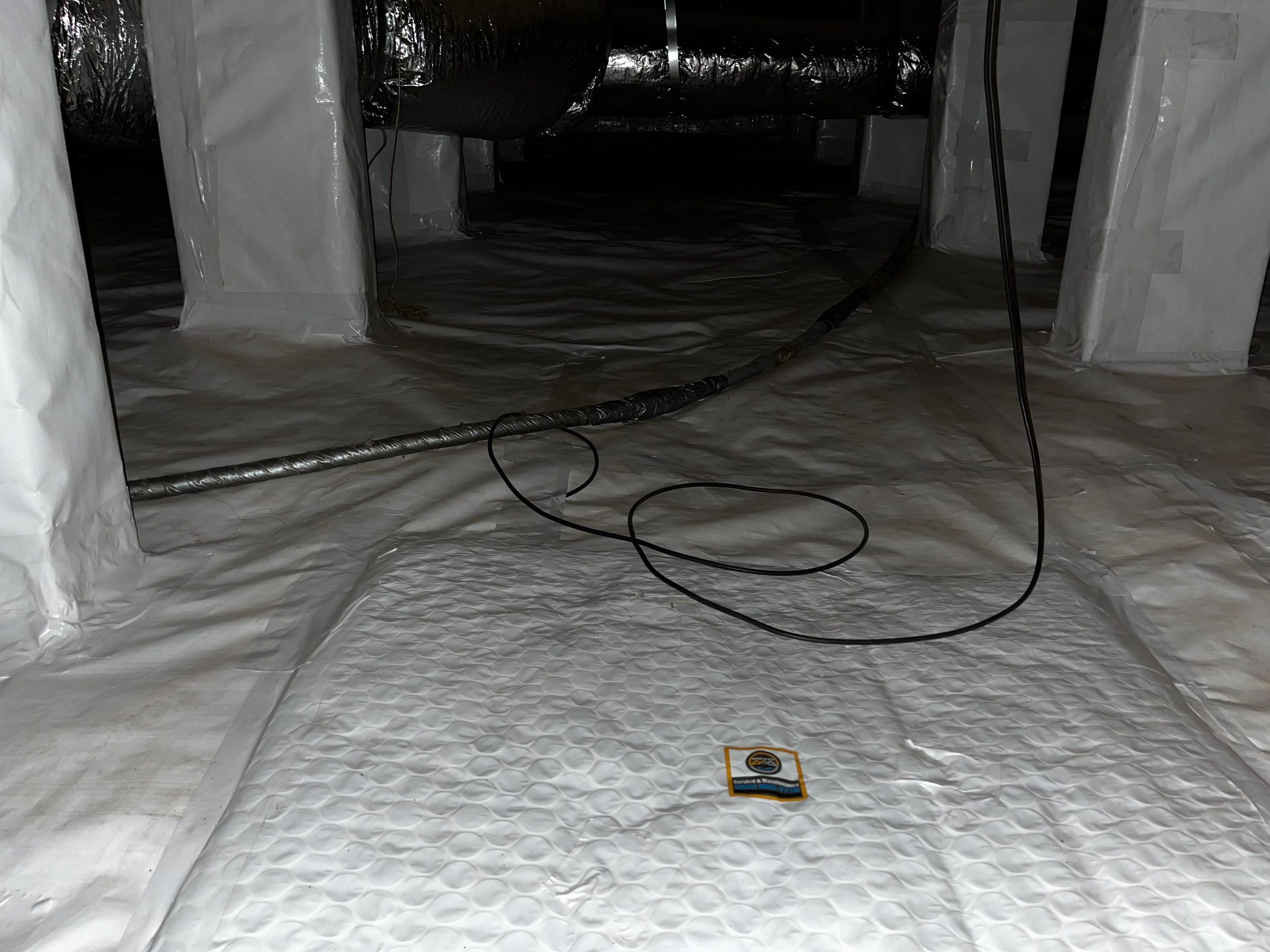 Impact Choice Encapsulation with new piers and crawlspace door. by Impact Crawlspace