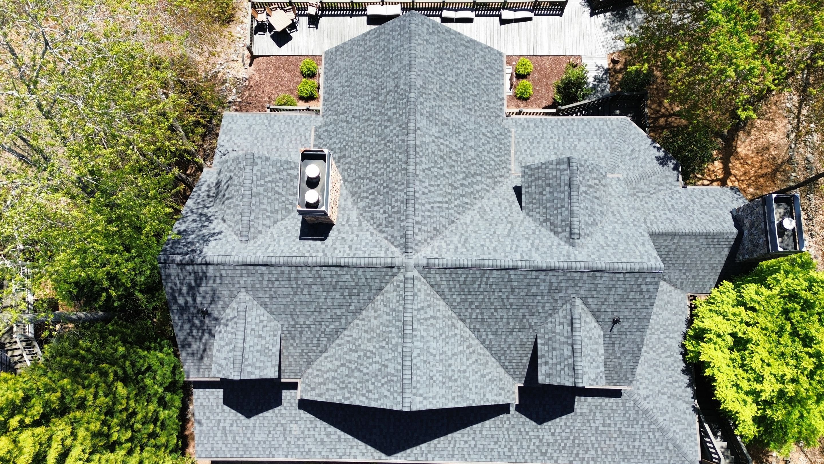 Blairsville, GA Roof Replacement CertainTeed Landmark Pro Max Def Moire Black by Reset Roofing