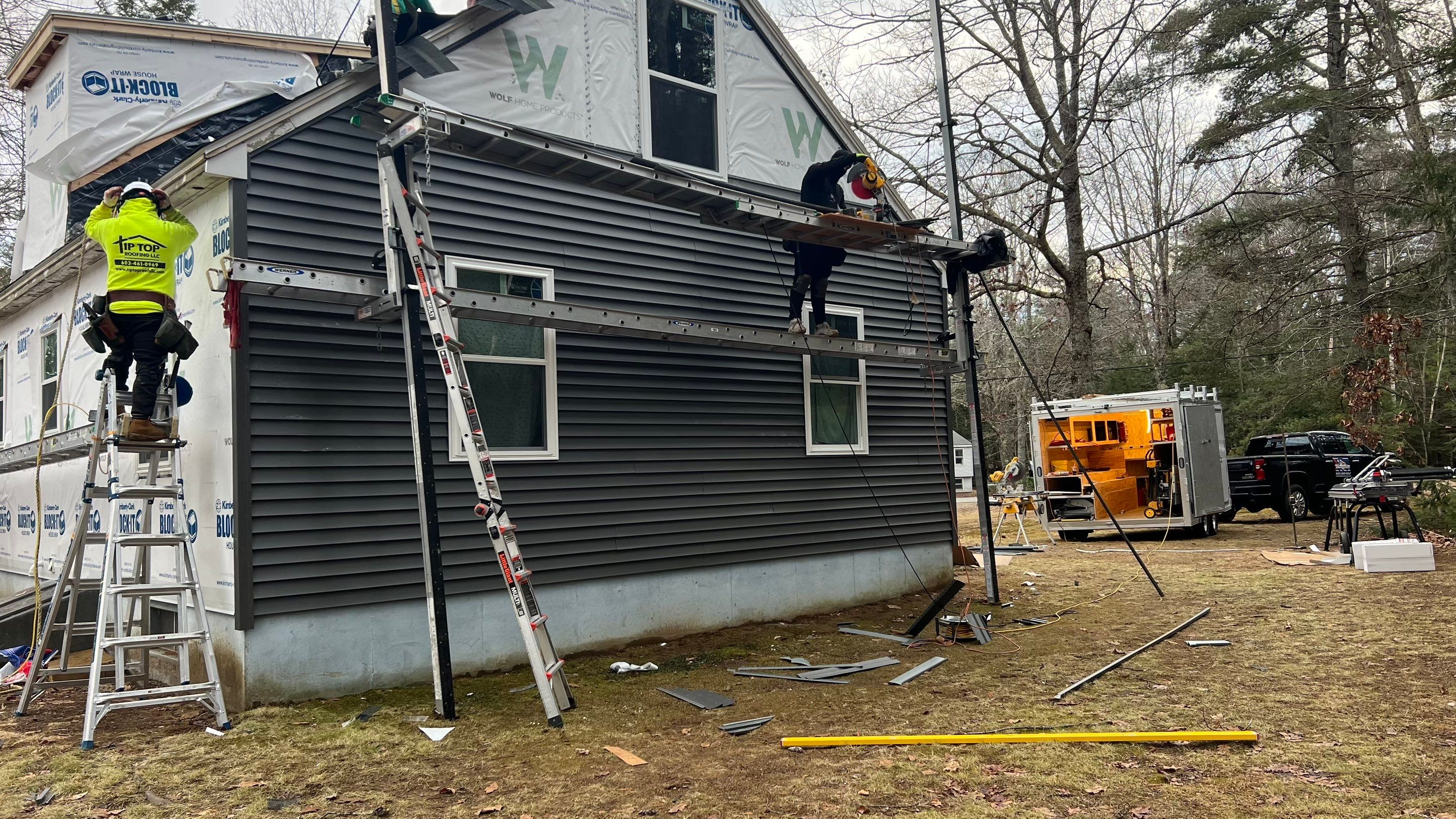 Residential Roofing Installation North Berwick Maine by Tall pine roofing