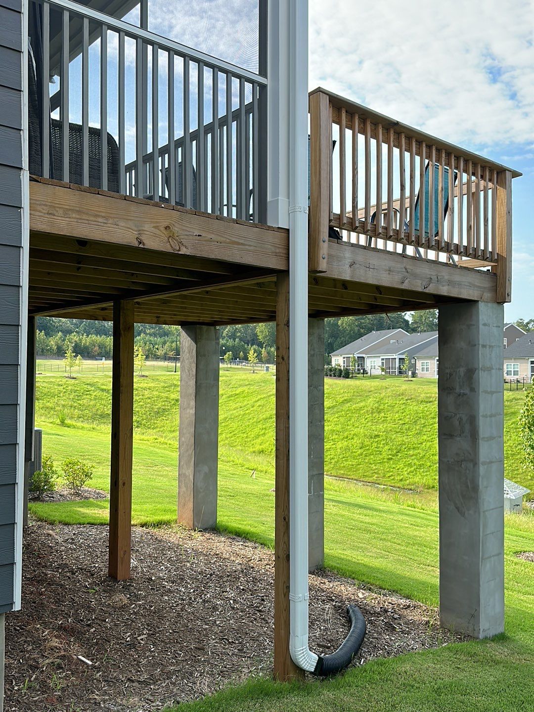 Coated Deck using Wood Sealant by DuraSeal