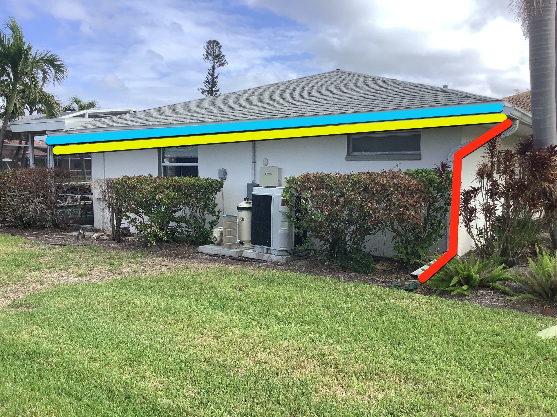Soffit and Fascia, Splash Guard Installation in Siesta Key FL by Gutter Professors