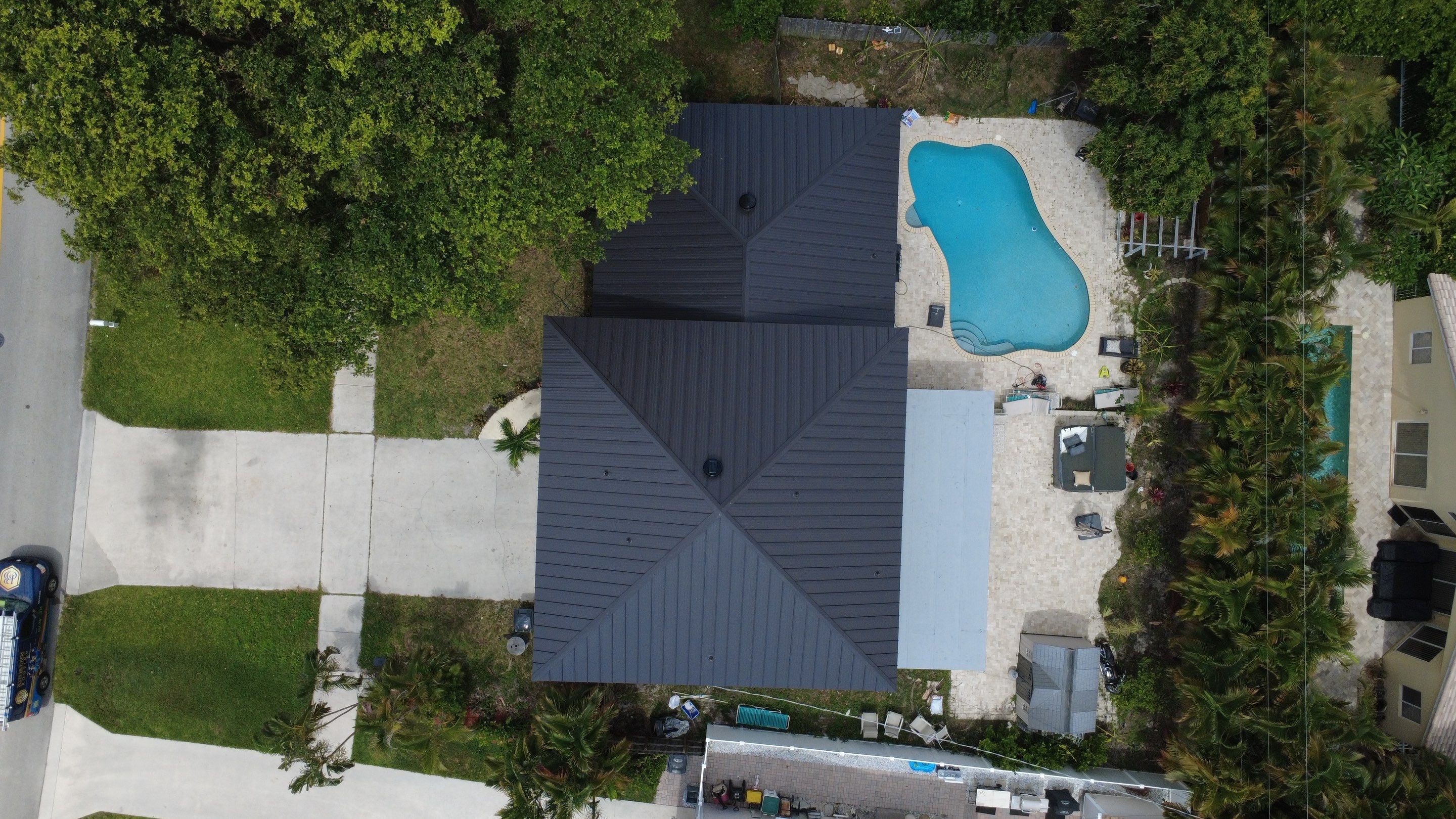 Residential Roofing Installation using 1.5'' Mechanical Seam by BLUES BROTHERS ROOFING