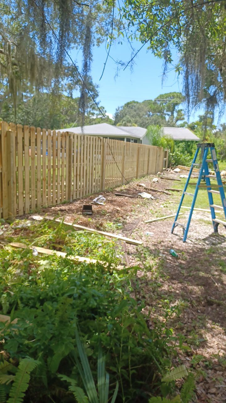 Nokomis, FL 6ft. Tall Treated Wood Shadowbox  by Asap fence and gates, LLC