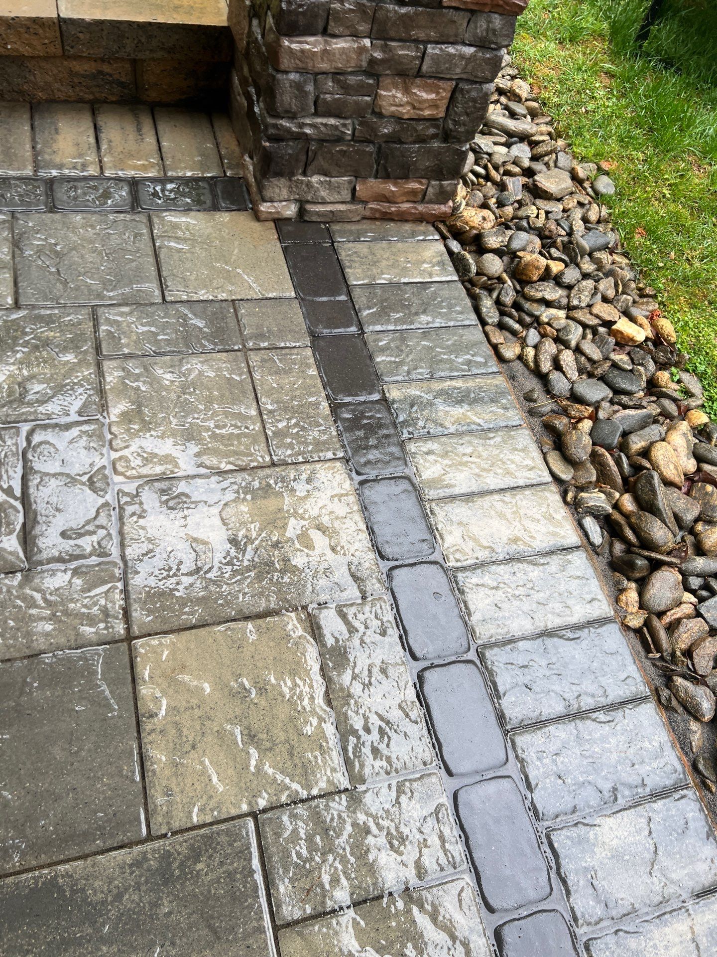 Pavers using Concrete Sealant by DuraSeal