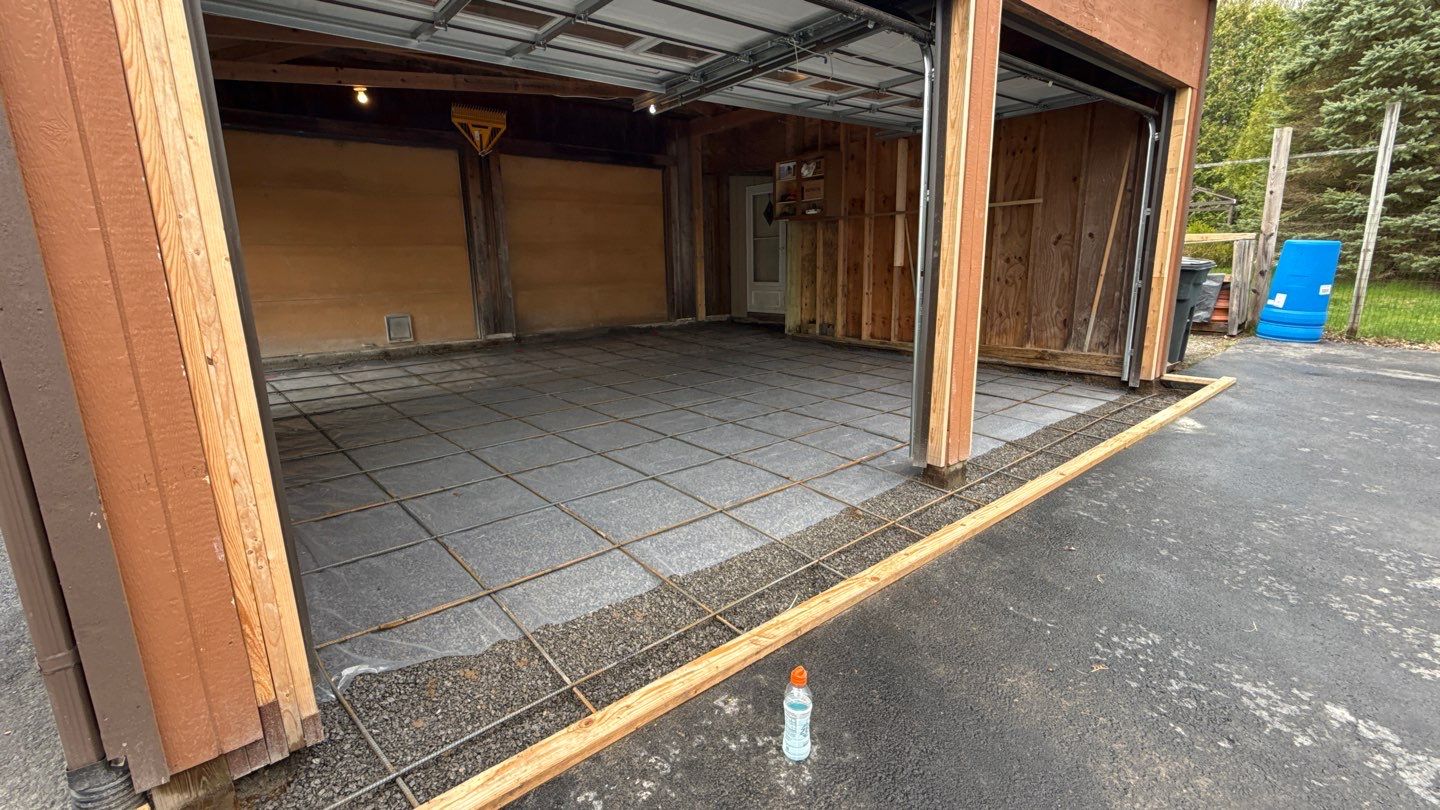 Walworth Garage Floor Replacement  by NG Masonry & Construction LLC