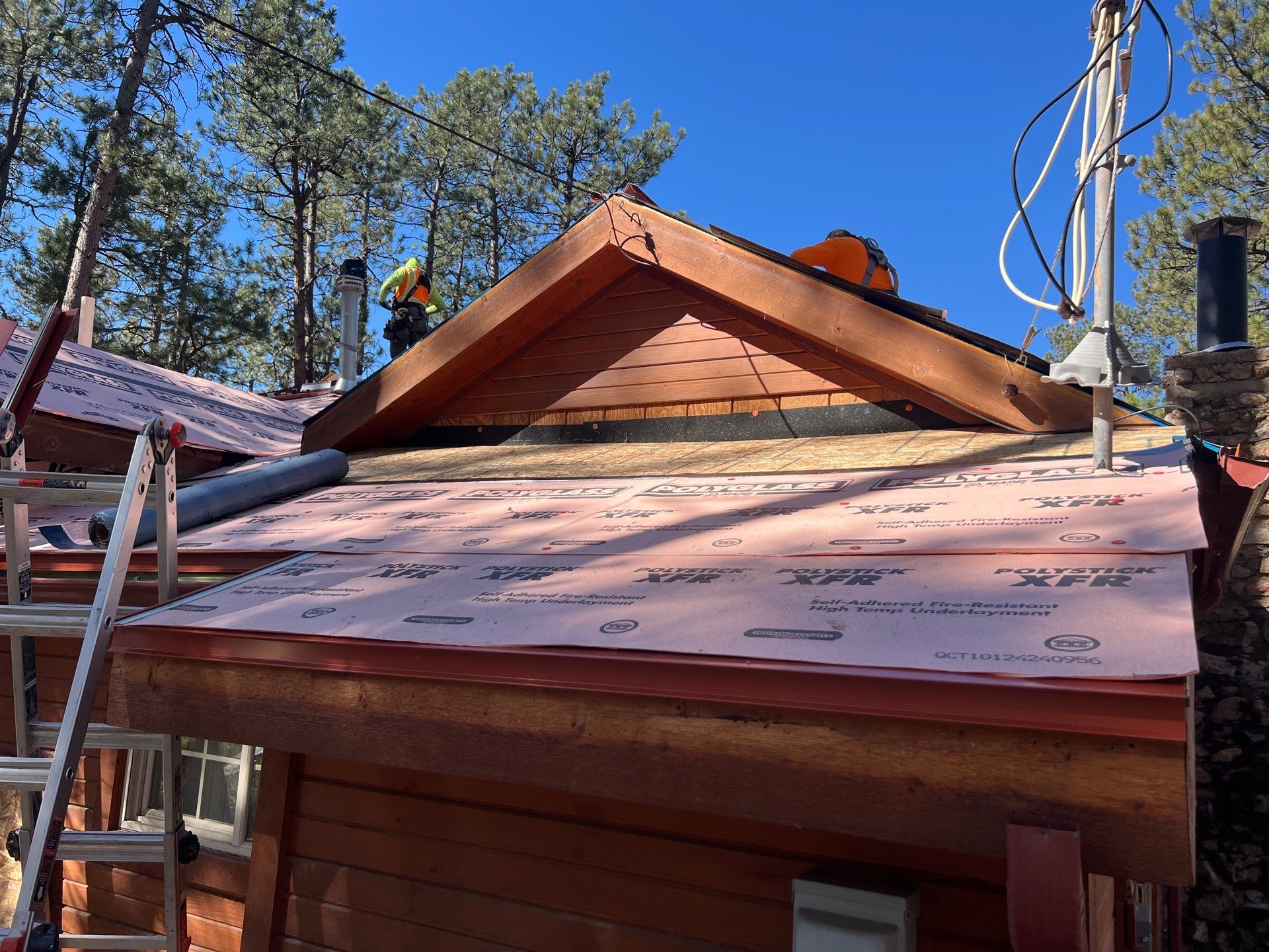 Residential Roofing Installation using Standing Seam Metal by Blue Peaks Roofing LLC 