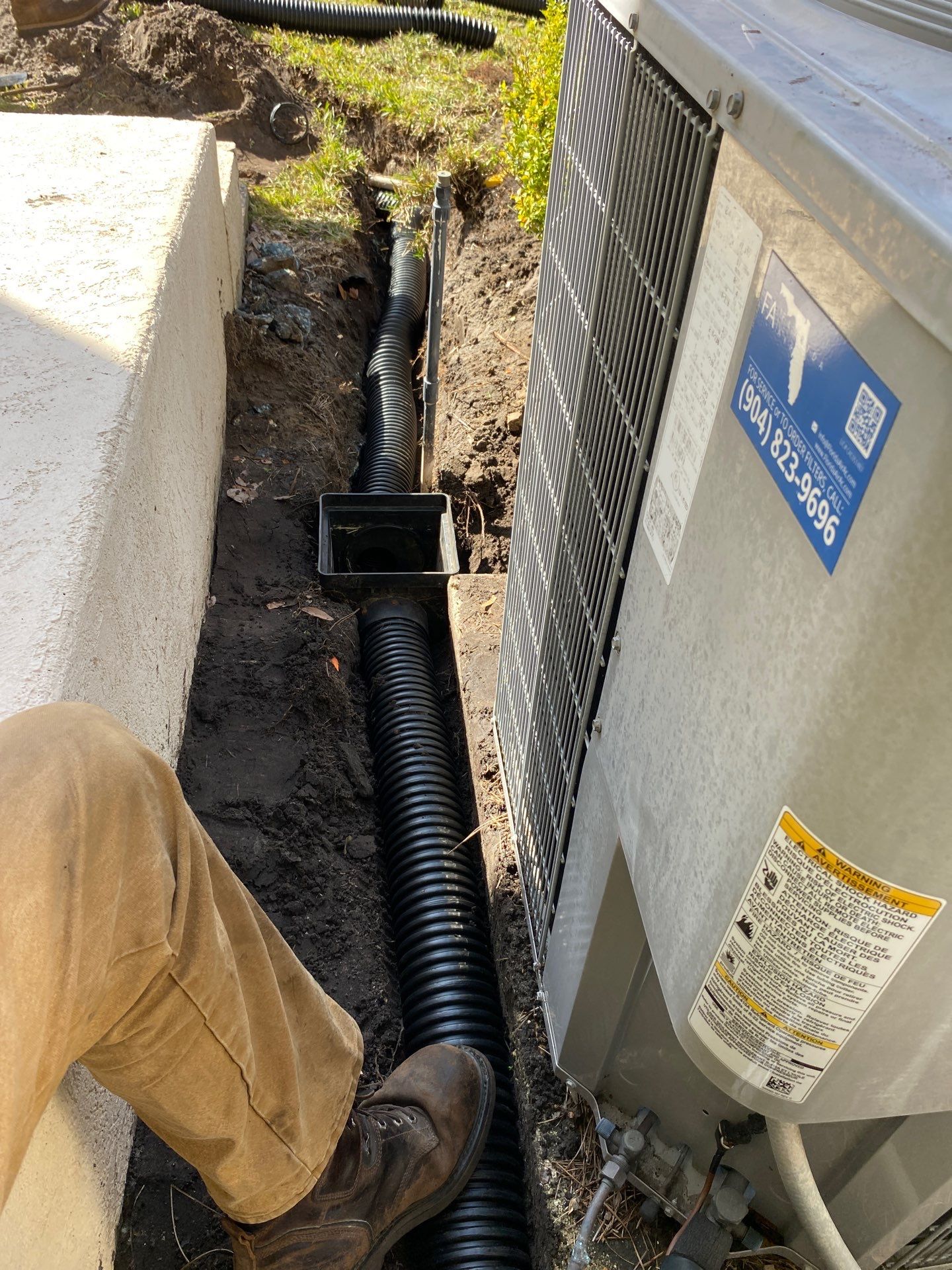 Deerwood Resident | Tree Removal & Trench by ProGreen Services