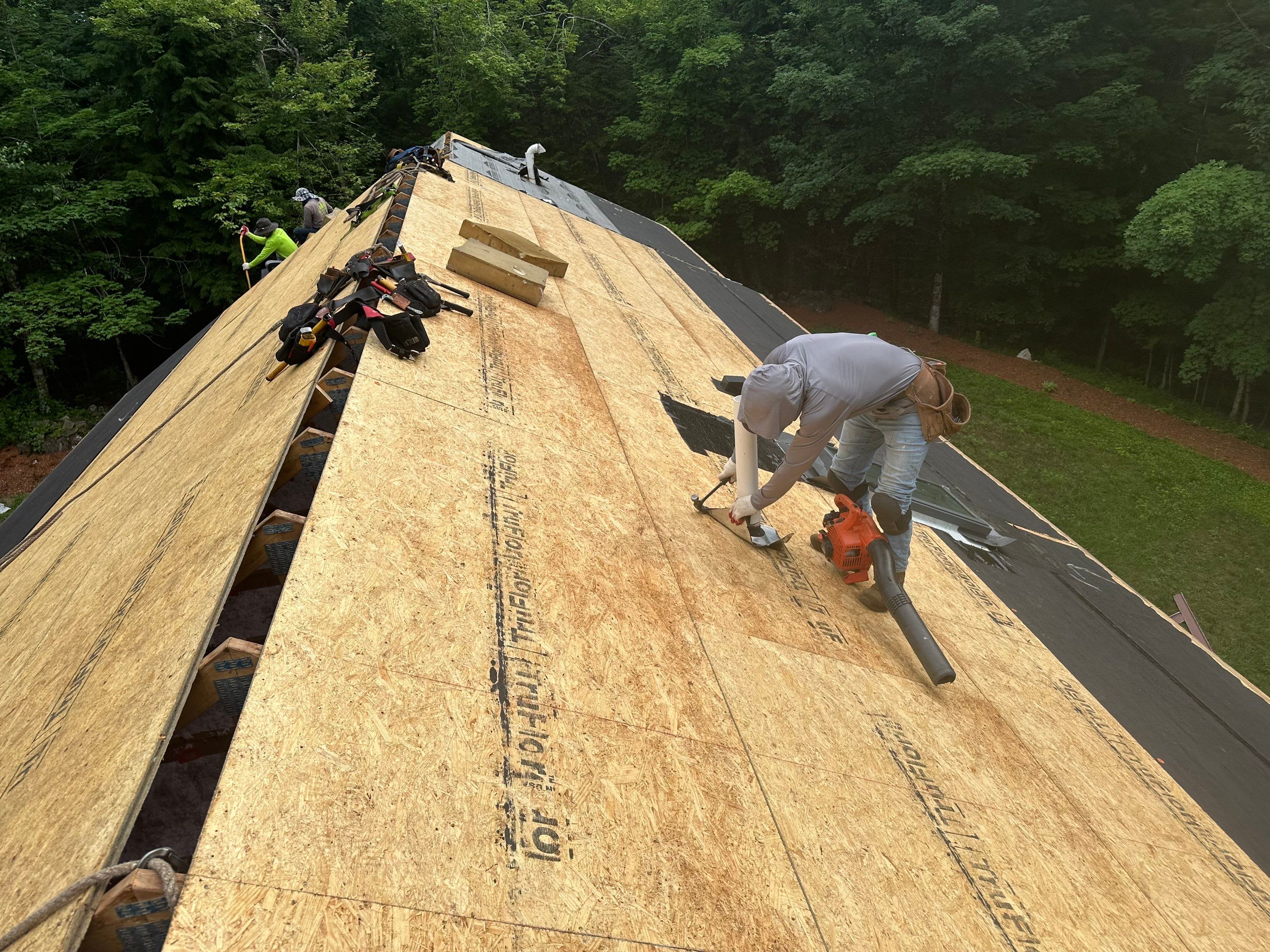 Owens Corning Asphalt Shingle Roof Replacement in New Boston, NH by Tall pine roofing