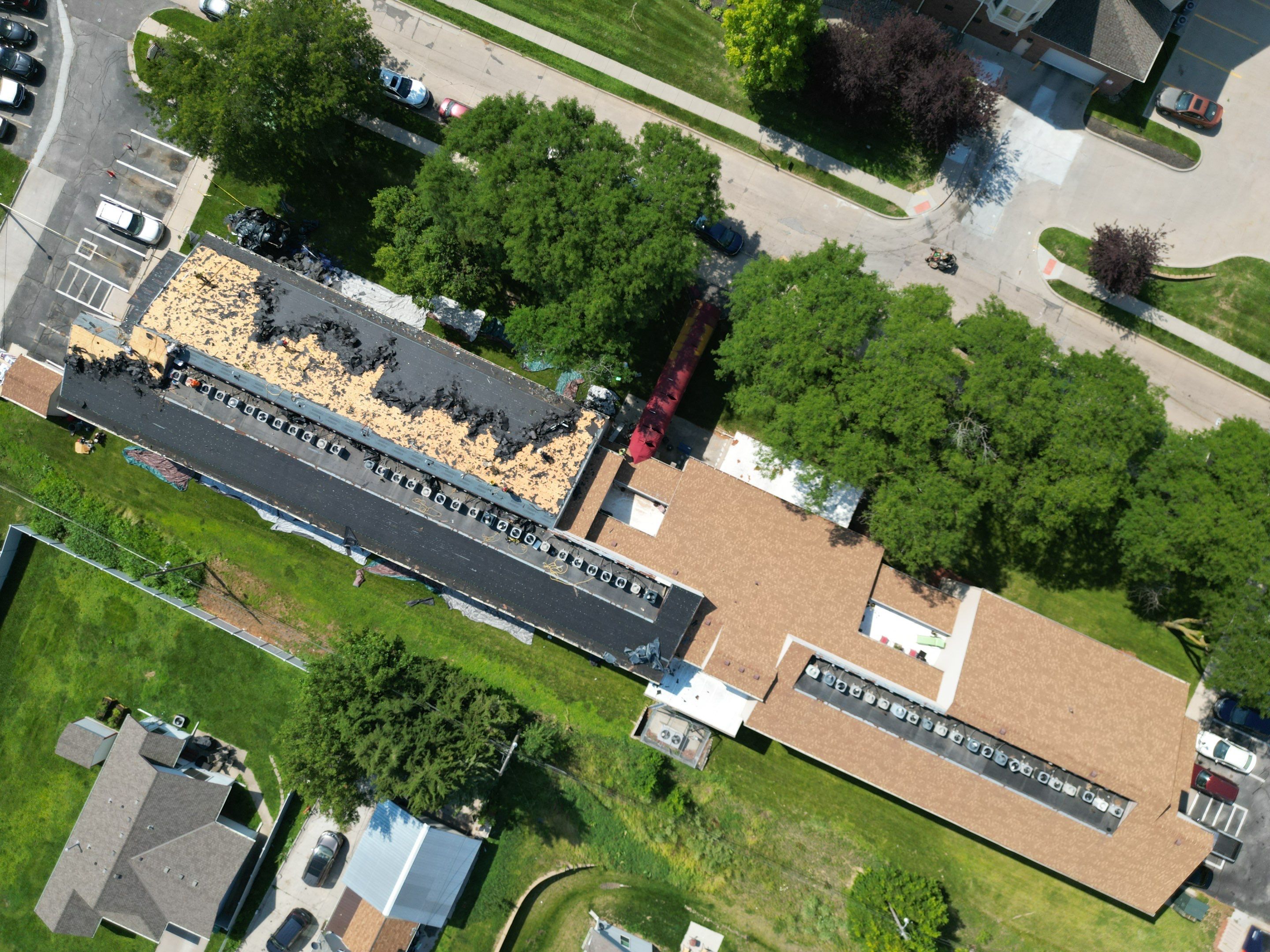 Lightning Commercial Restoration using Tamko Titan by Lightning Exteriors