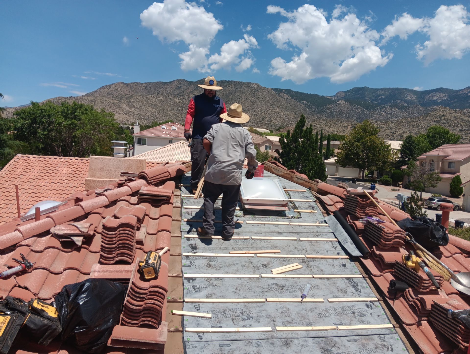 Albuquerque Tile Roof Repair by Doyle Roof Masters Inc