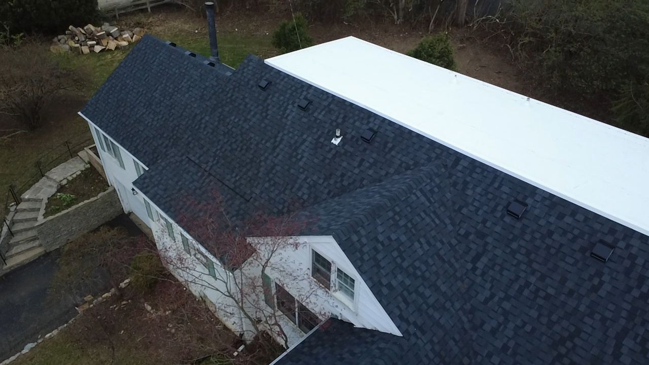 A gorgeous new roof to start on rebuilding the life in this home.  by Level Up Roofing and Restoration Services LLC