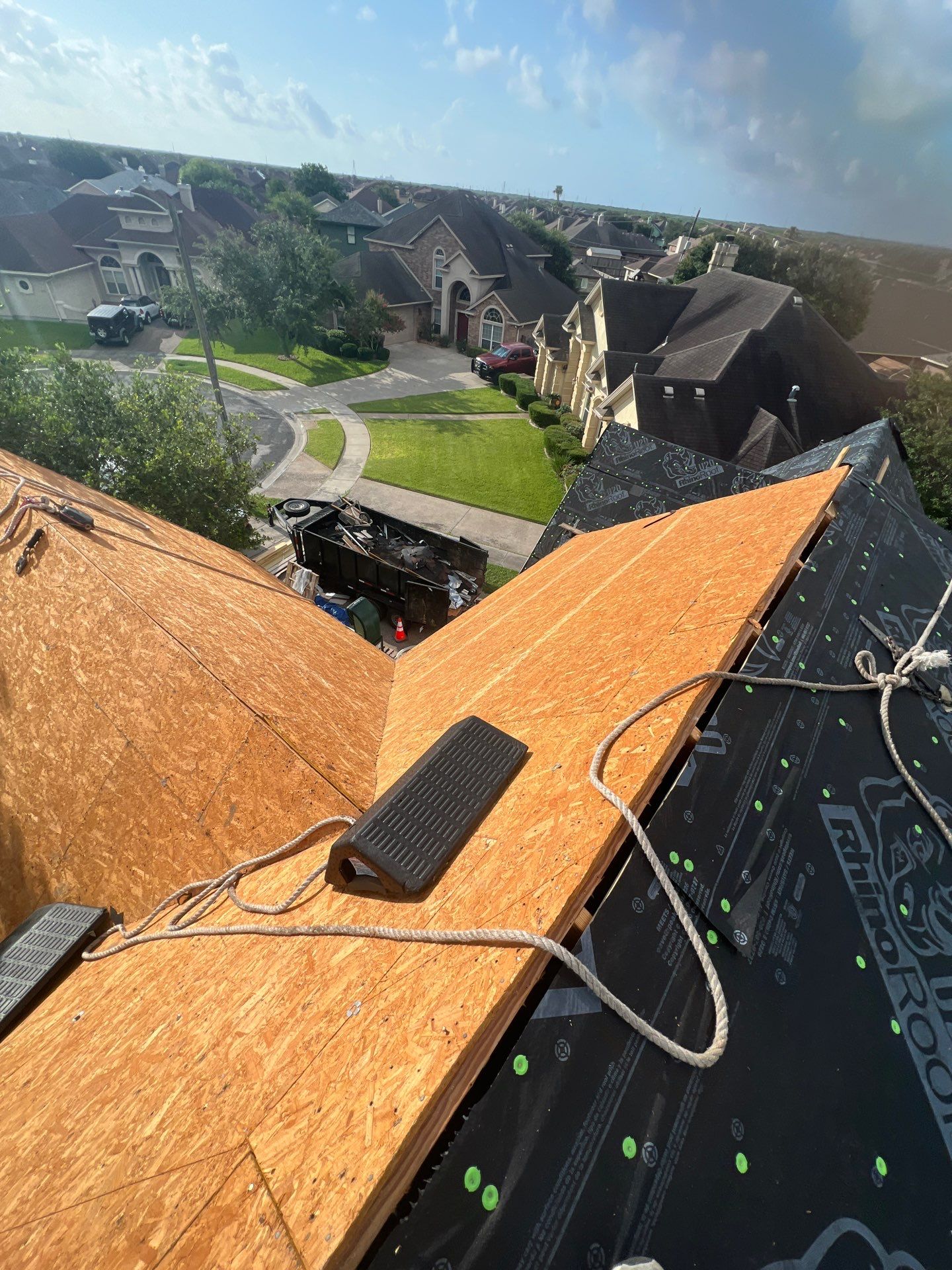 Steep and High...Let's get It! by Bayfront Roofing and Construction