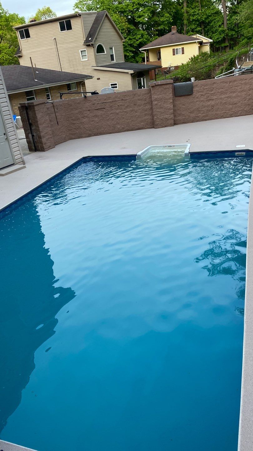 Oxford Pool Deck Project in McKees Rocks by Floors in a Day, Inc