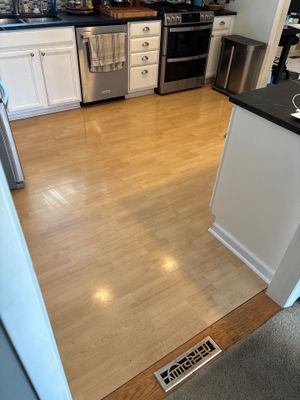 Hardwood Floor Refinishing in Prairie Village Home