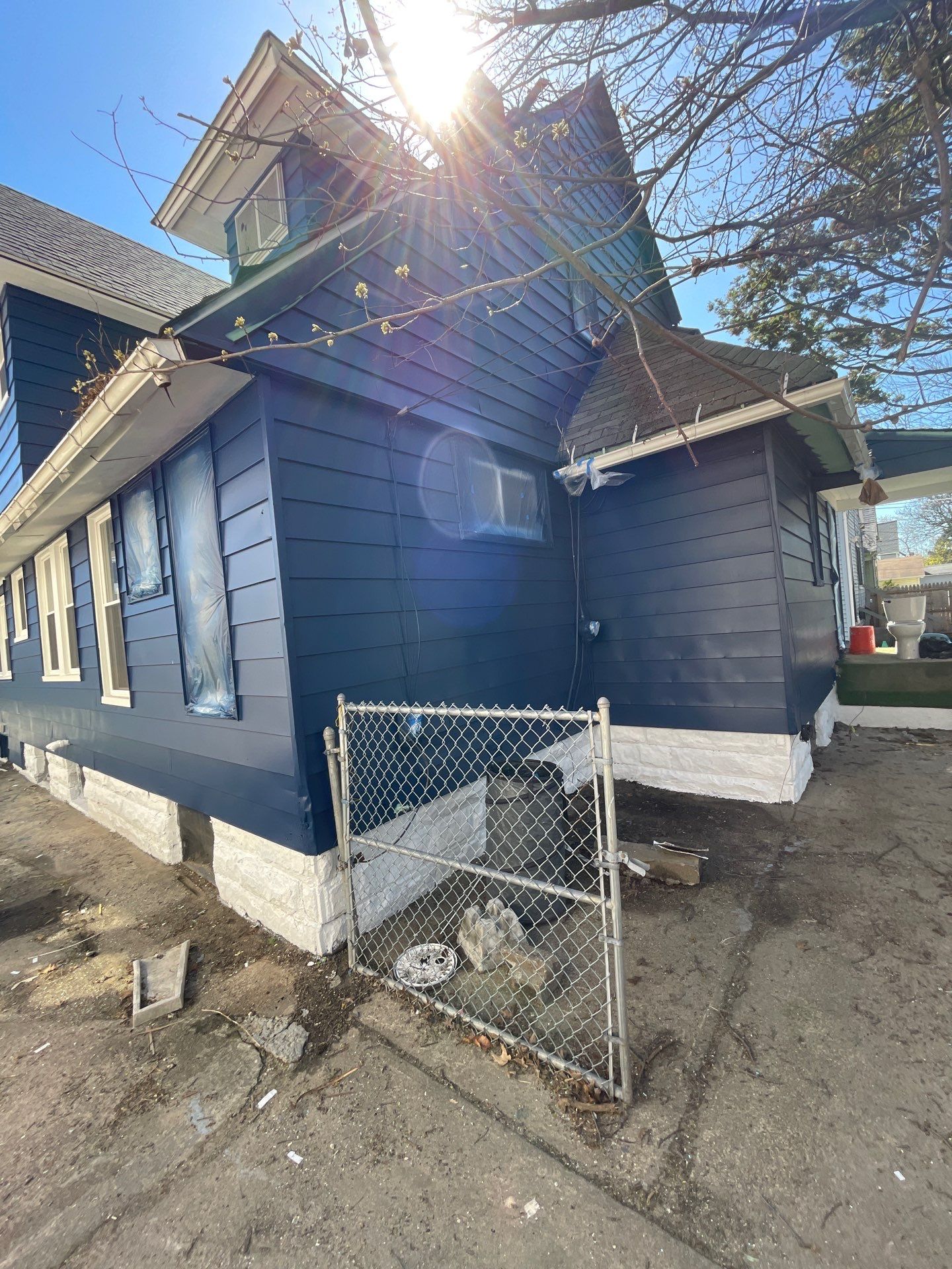 Exterior Painting using Benjamin Moore Element Guard by Callaway Contracting LLC