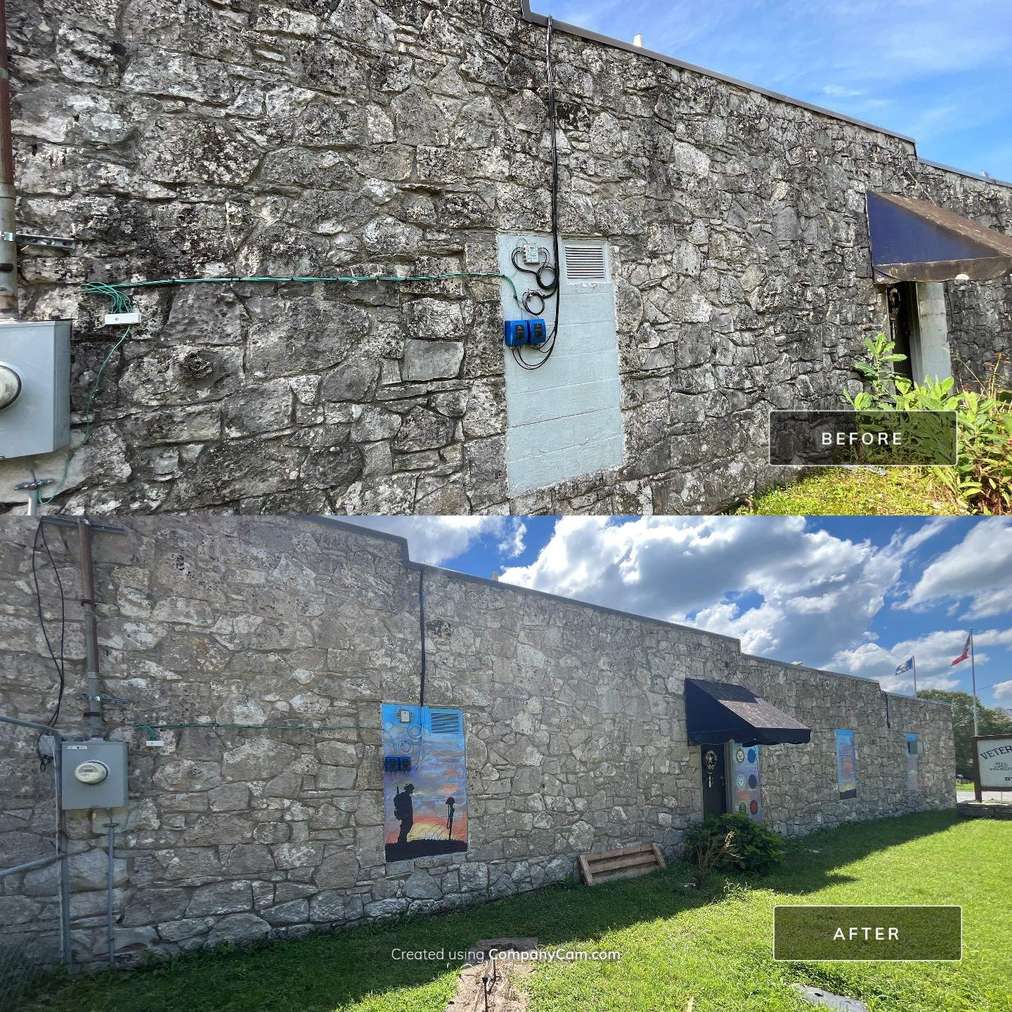 Lewisburg VFW Hall by Mr. Mister Power Washing