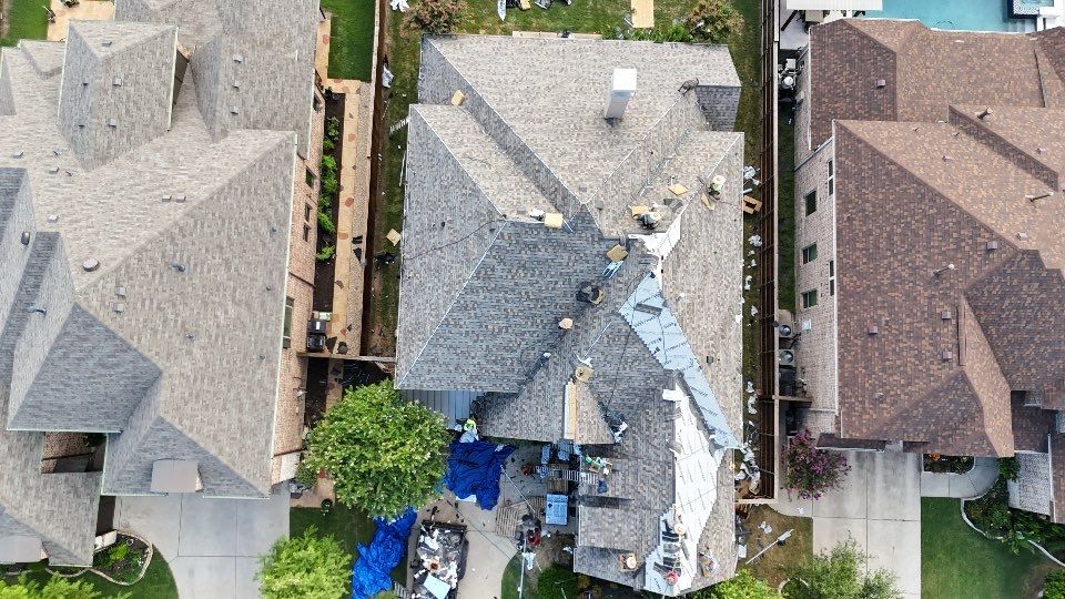 Residential Roofing Installation Using IKO Dynasty Shingles by Becker Roofing and Exteriors