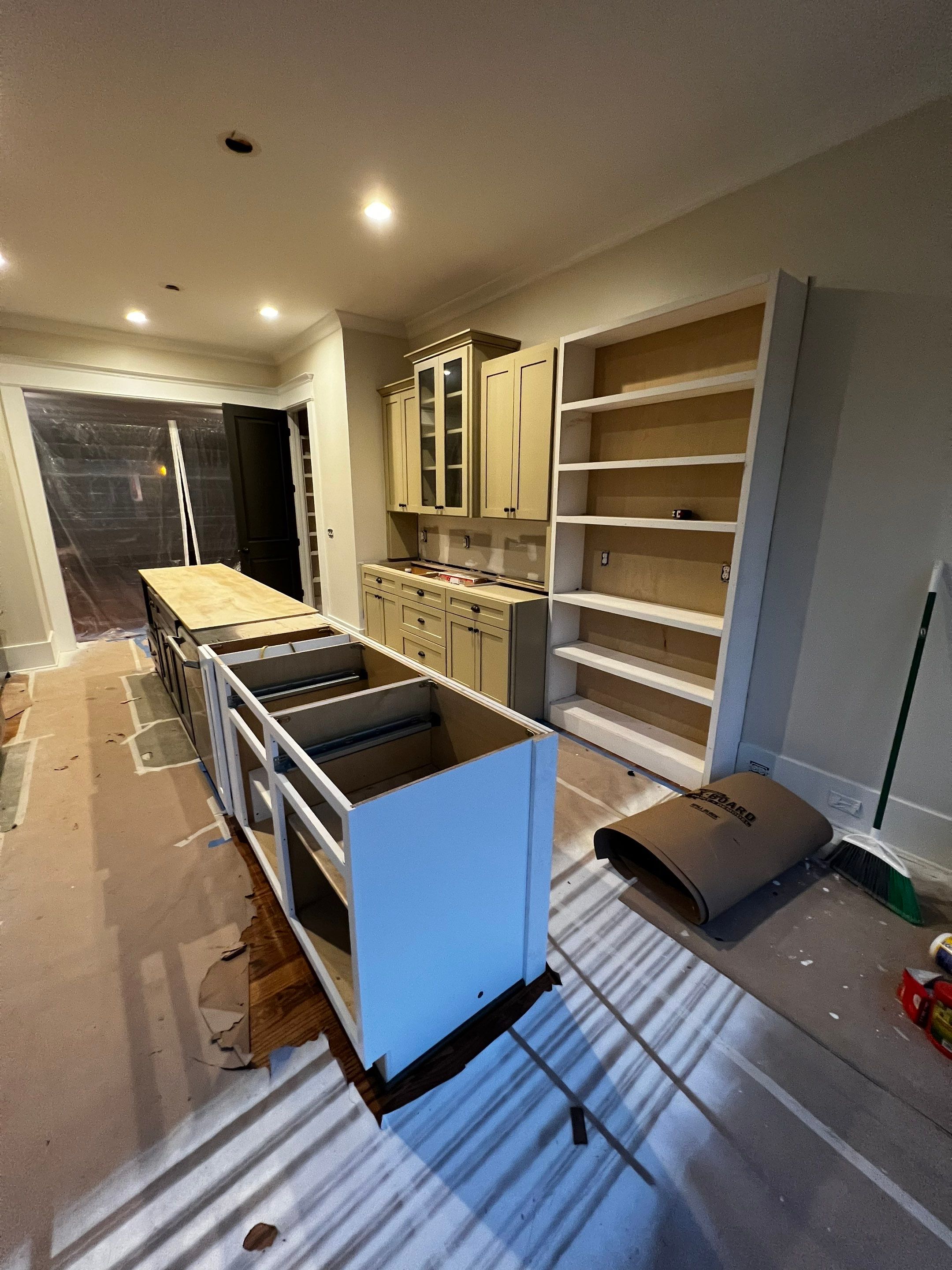 Atlanta Kitchen Renovation with Granite Countertops and Custom Island by Swift Home Renovations