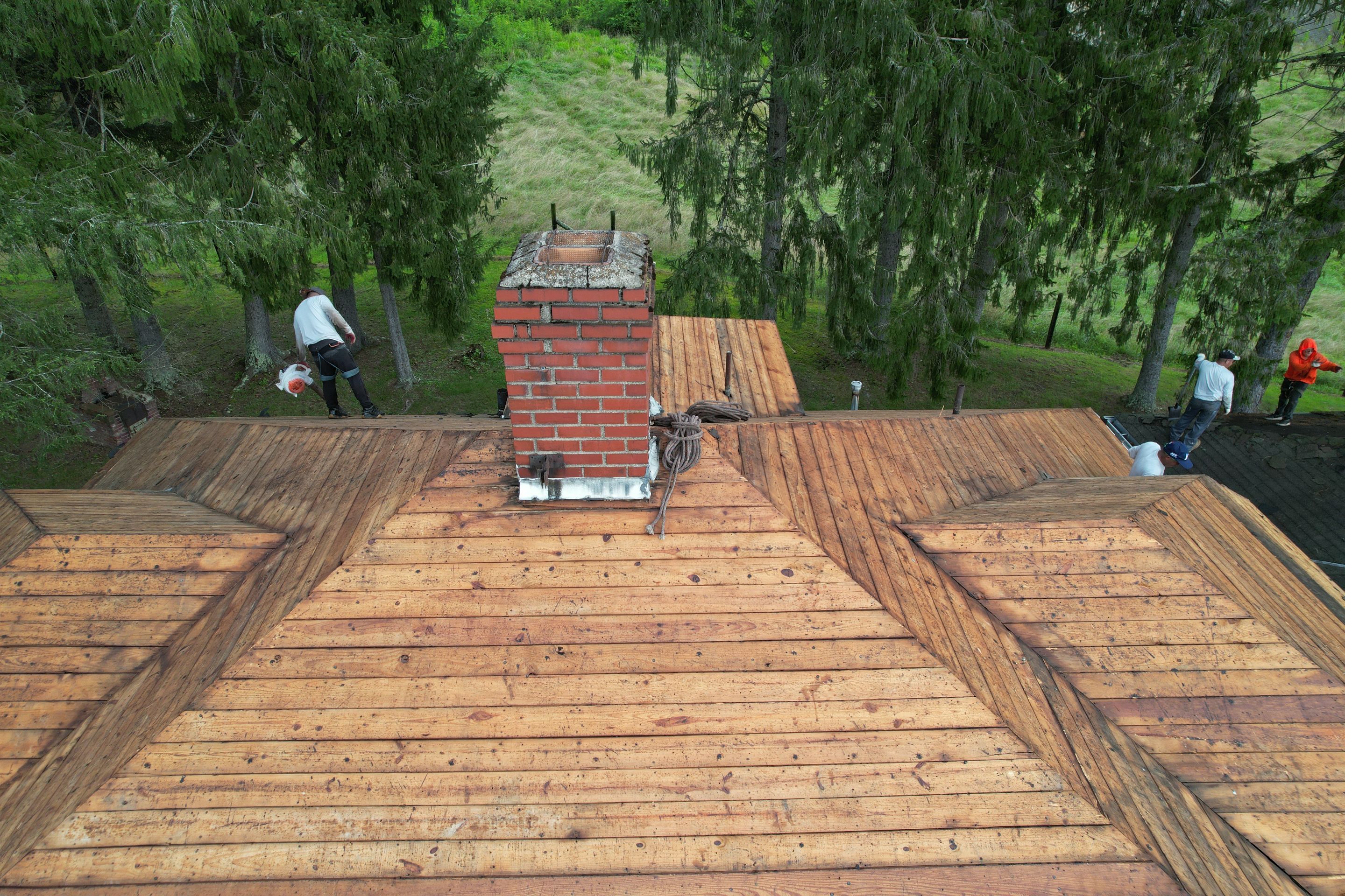 Residential Roofing Installation using GAF TImberline HDZ Hickory by Rainstoppers Roofing
