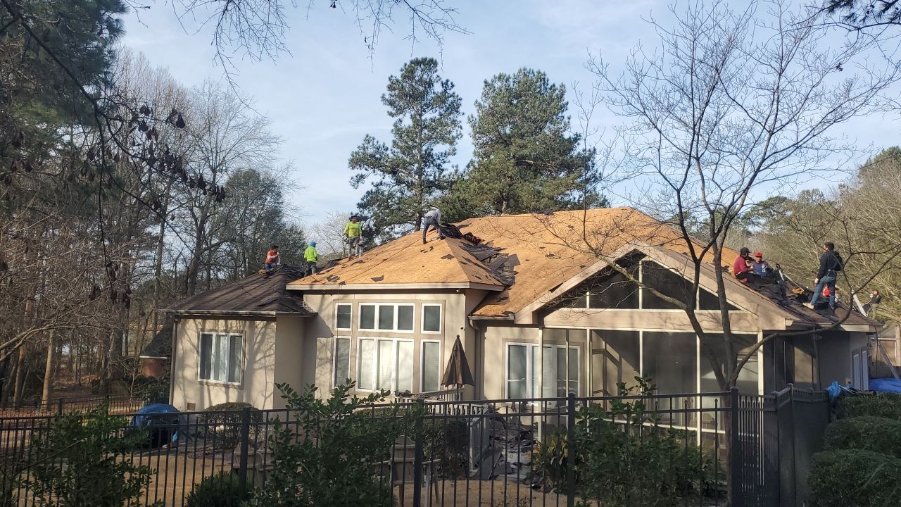 Residential Roofing Installation using Owens Corning by Inspector Roofing and Restoration