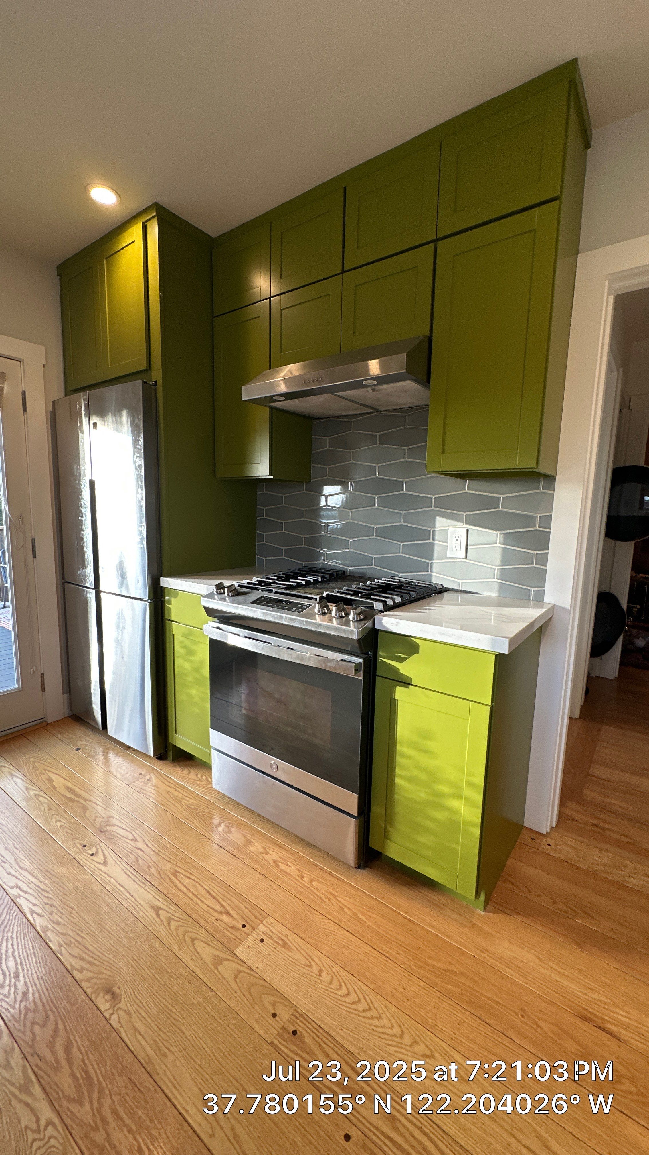 Custom Cabinet Painting  by Herrera’s Bay Area Painting inc.