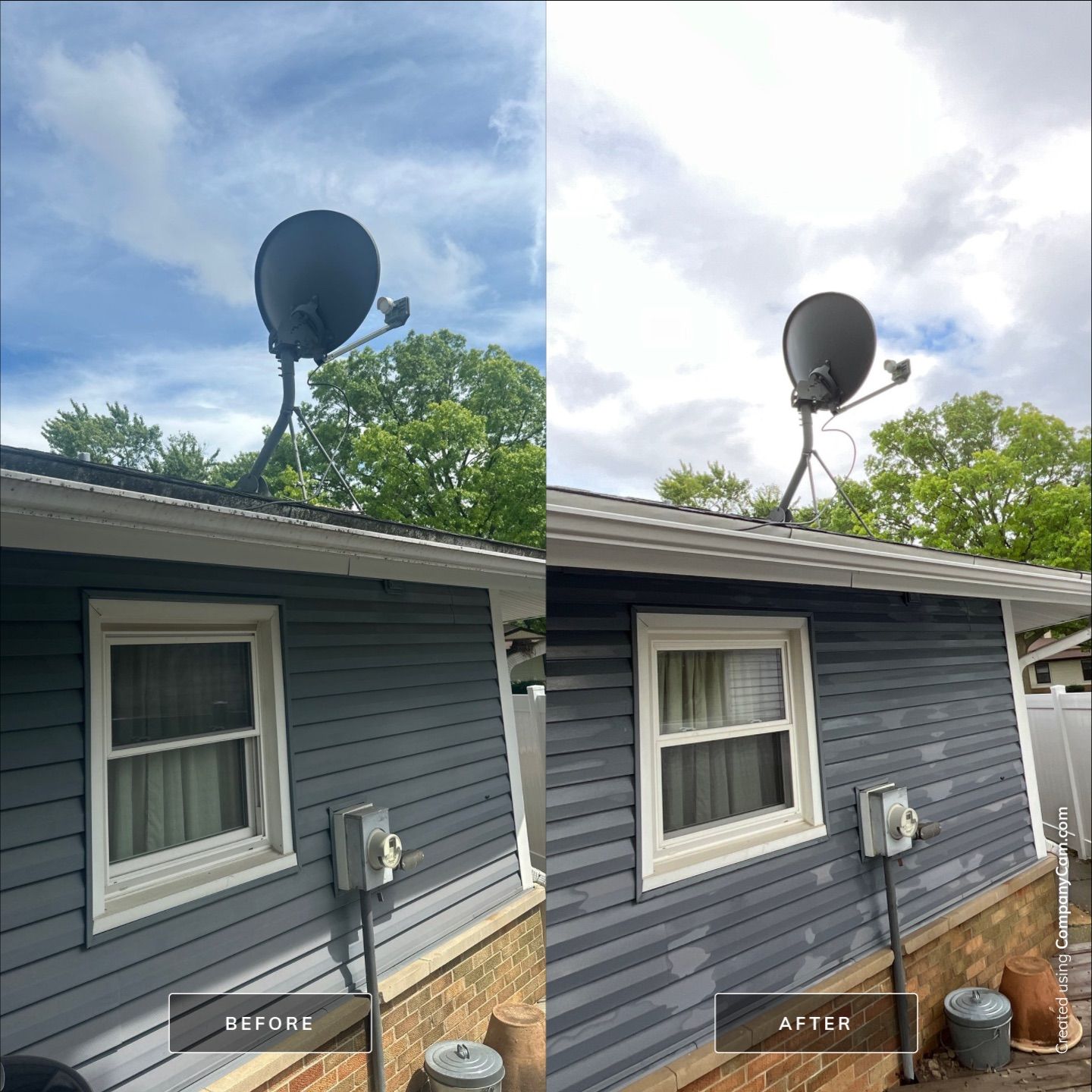 Project in Elk Grove Village by Simmons Power & Soft Washing