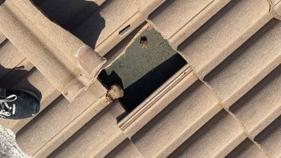 Residential Roofing Repair using Concrete Tile