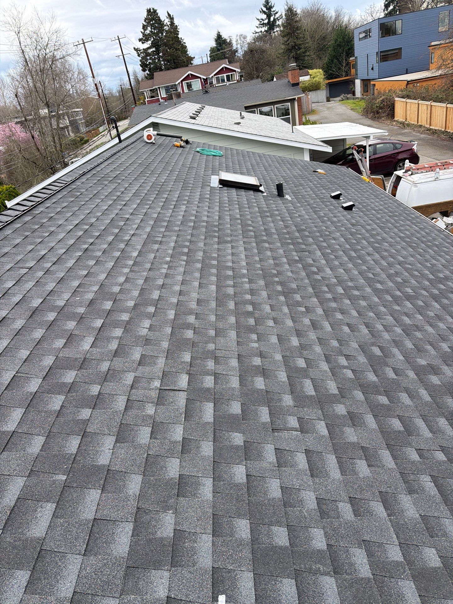 Residential Roofing Installation using GAF HDZ Shingles by Roofing Formula LLC