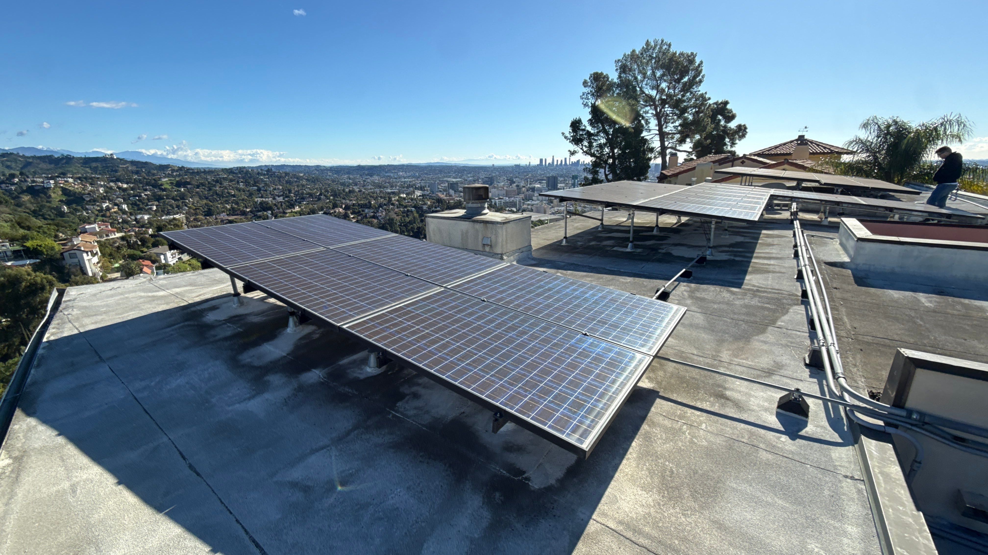 Residential Silicone Coating Project - West Hollywood by Hull Brothers Roofing